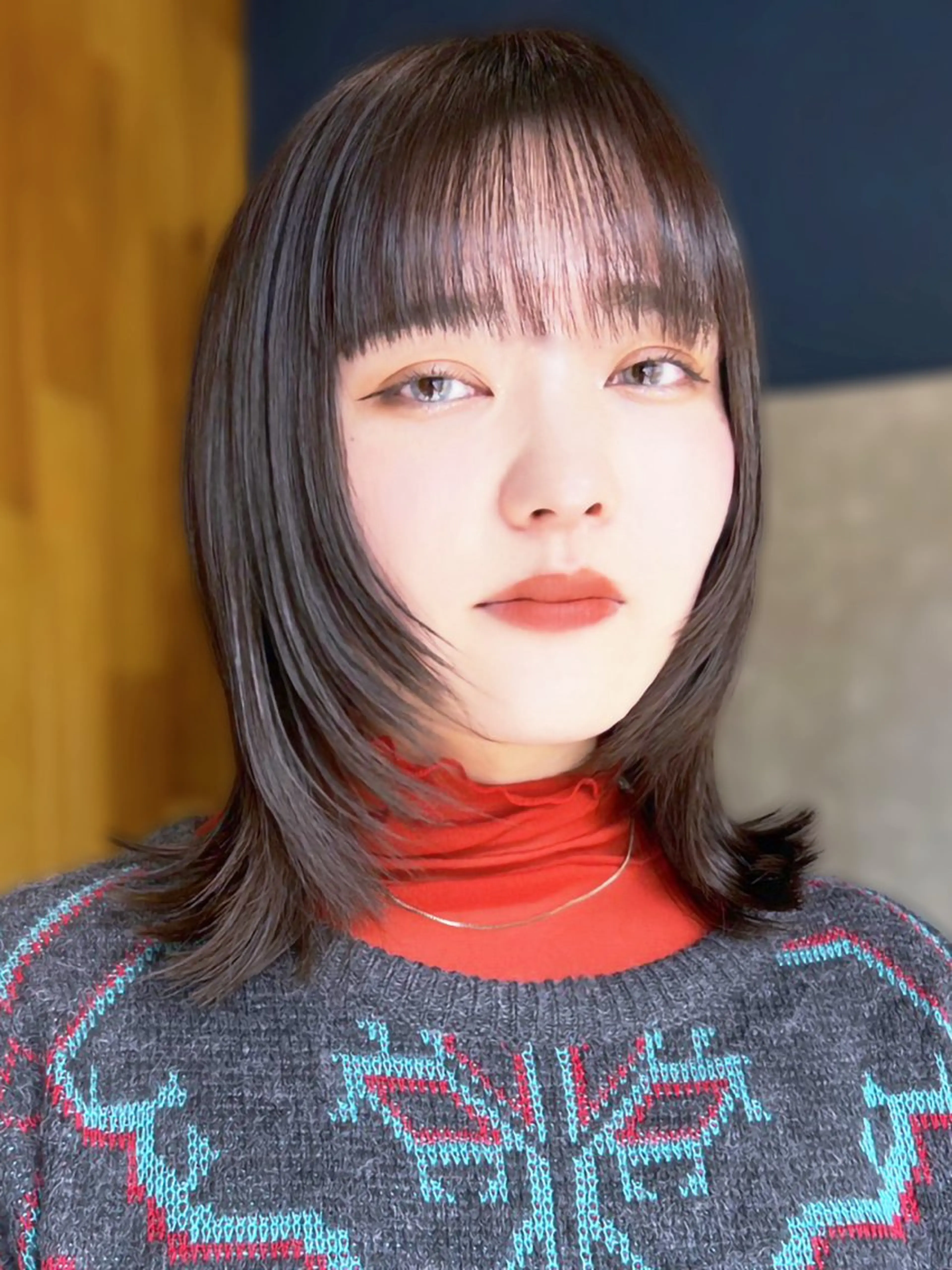 👑毎朝ストレスフリーへ👑カット+縮毛矯正+リペアトリートメント🌳ミニモ学割U24🌳の写真