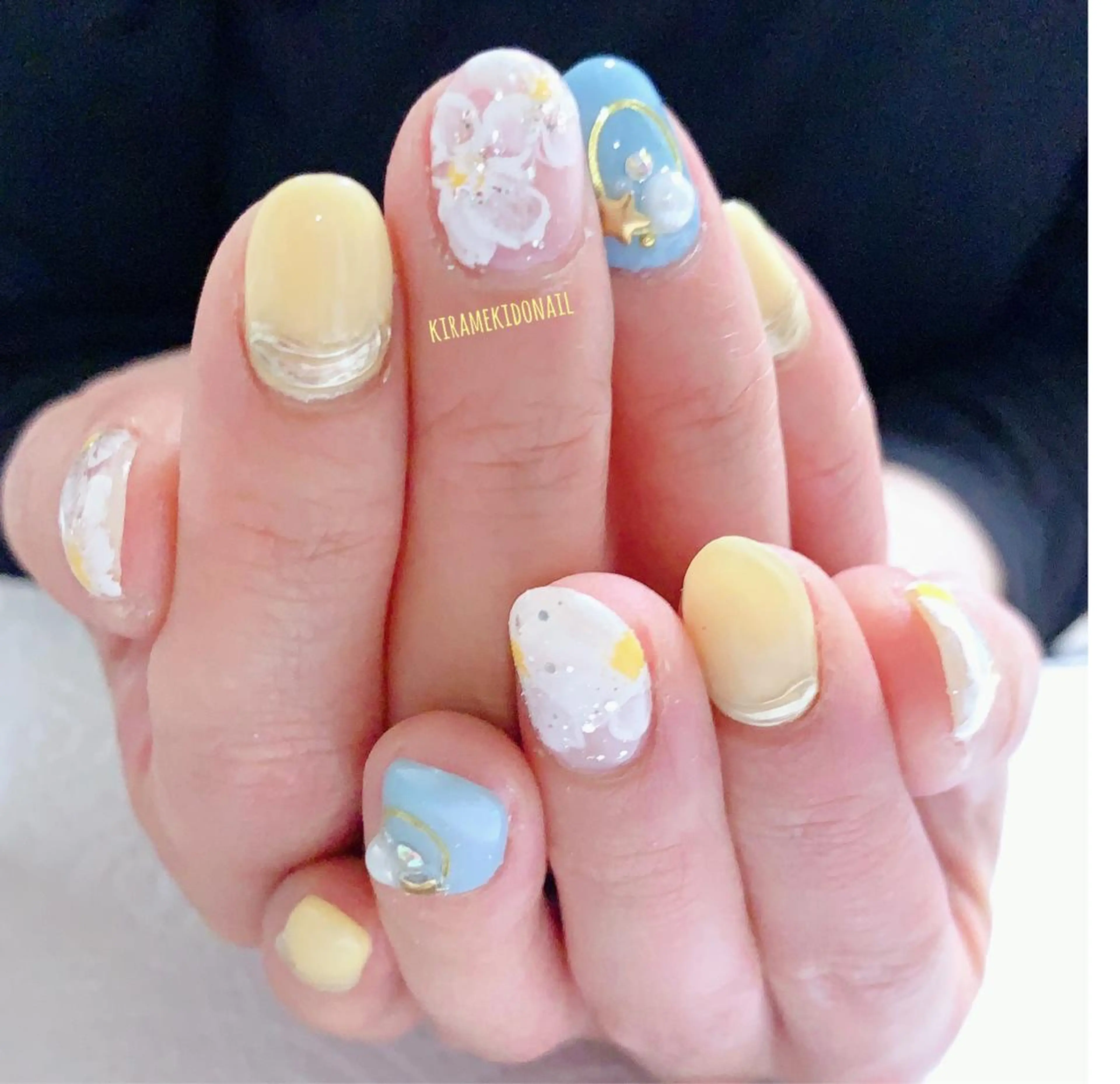 ネイル ハンドネイル kiramekido nail salon所属・林 禅のネイルデザイン