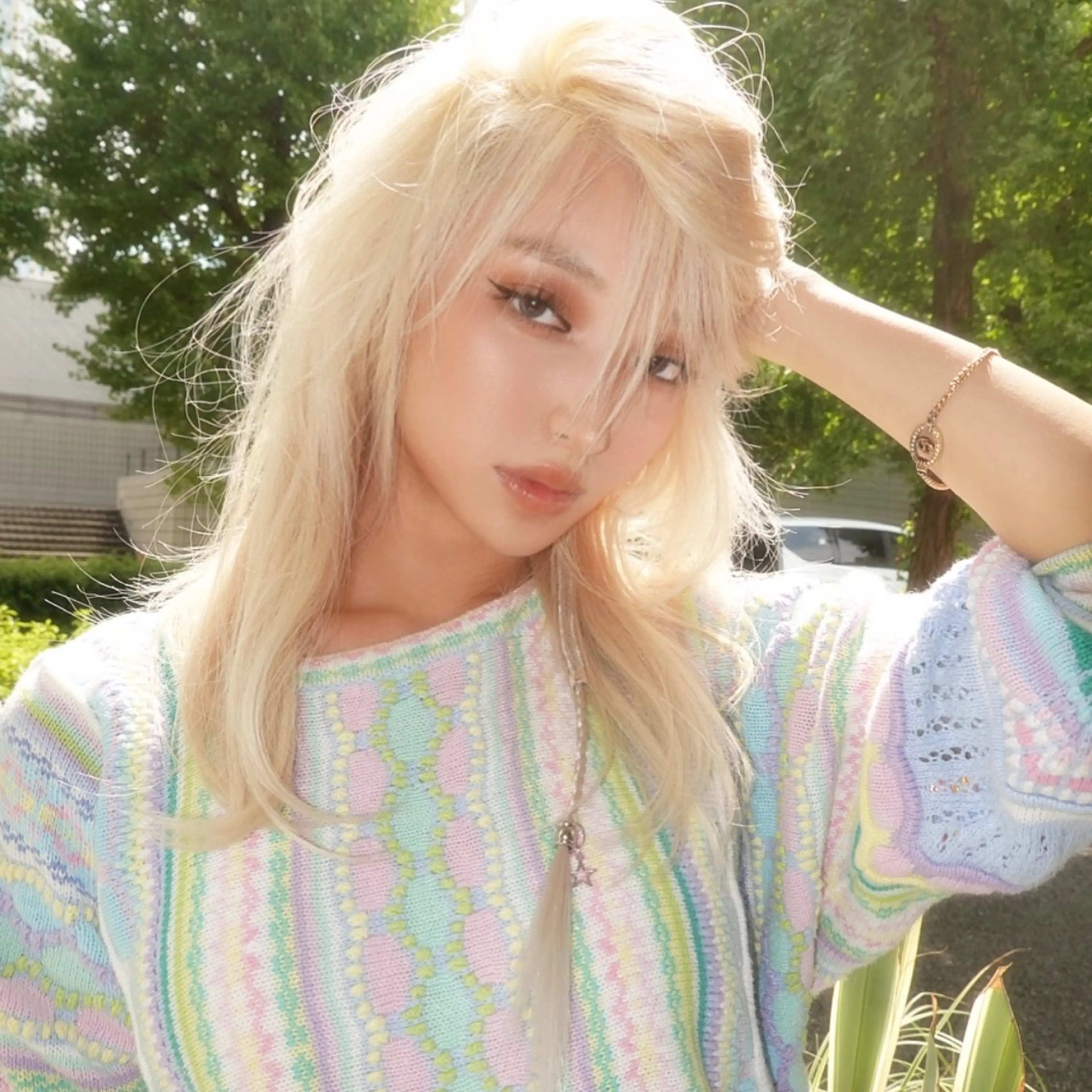 ロング ヘアアレンジ カット ヘアカラー エクステ ヘアセット bloc japon所属・ﾌﾞﾚｲｽﾞ˚✧₊⁎ ﾚｲﾔｰToriのヘアスタイル