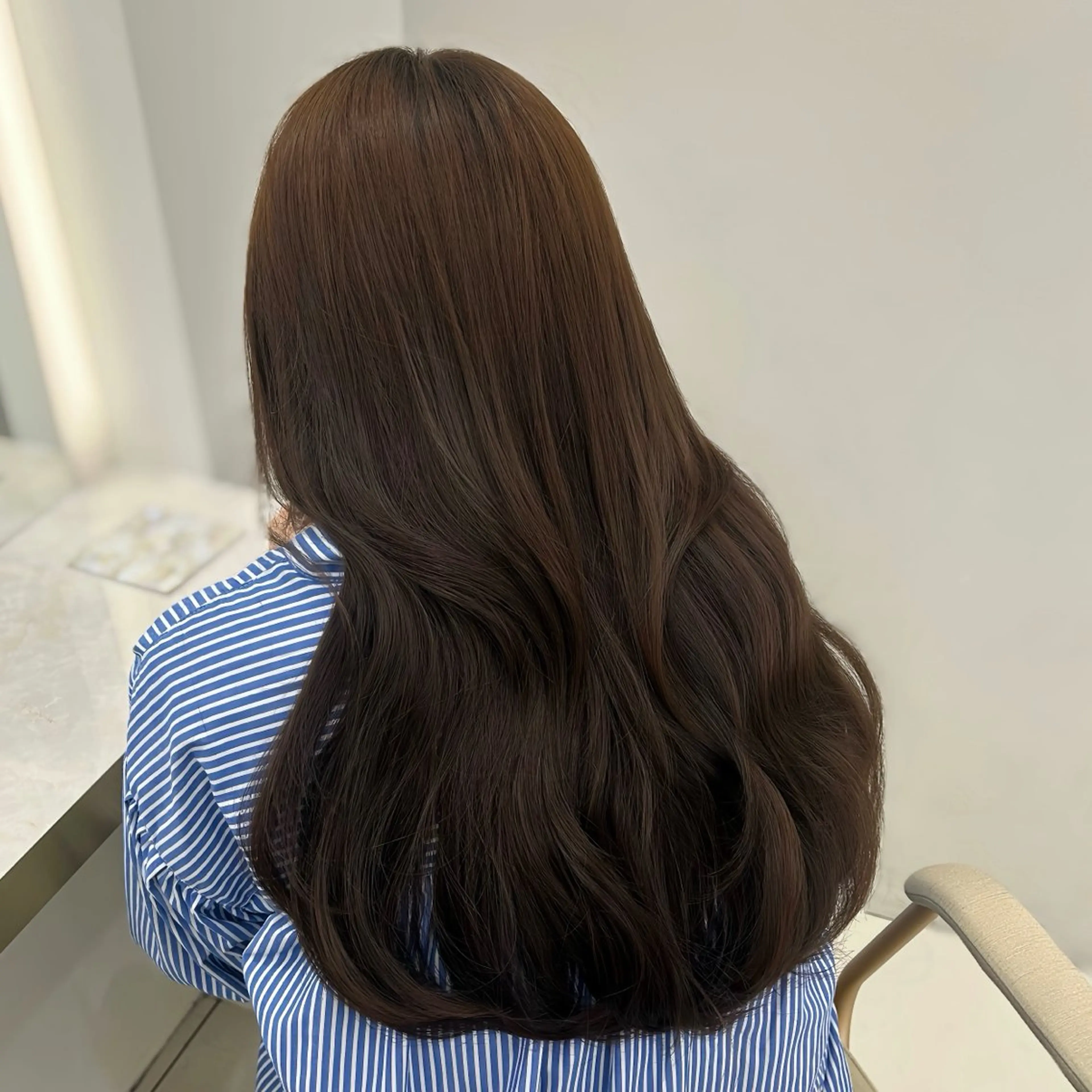 ロング カラー ベージュカラー ココアベージュ レイヤー/韓国風ヘア /倉又大知のヘアスタイル