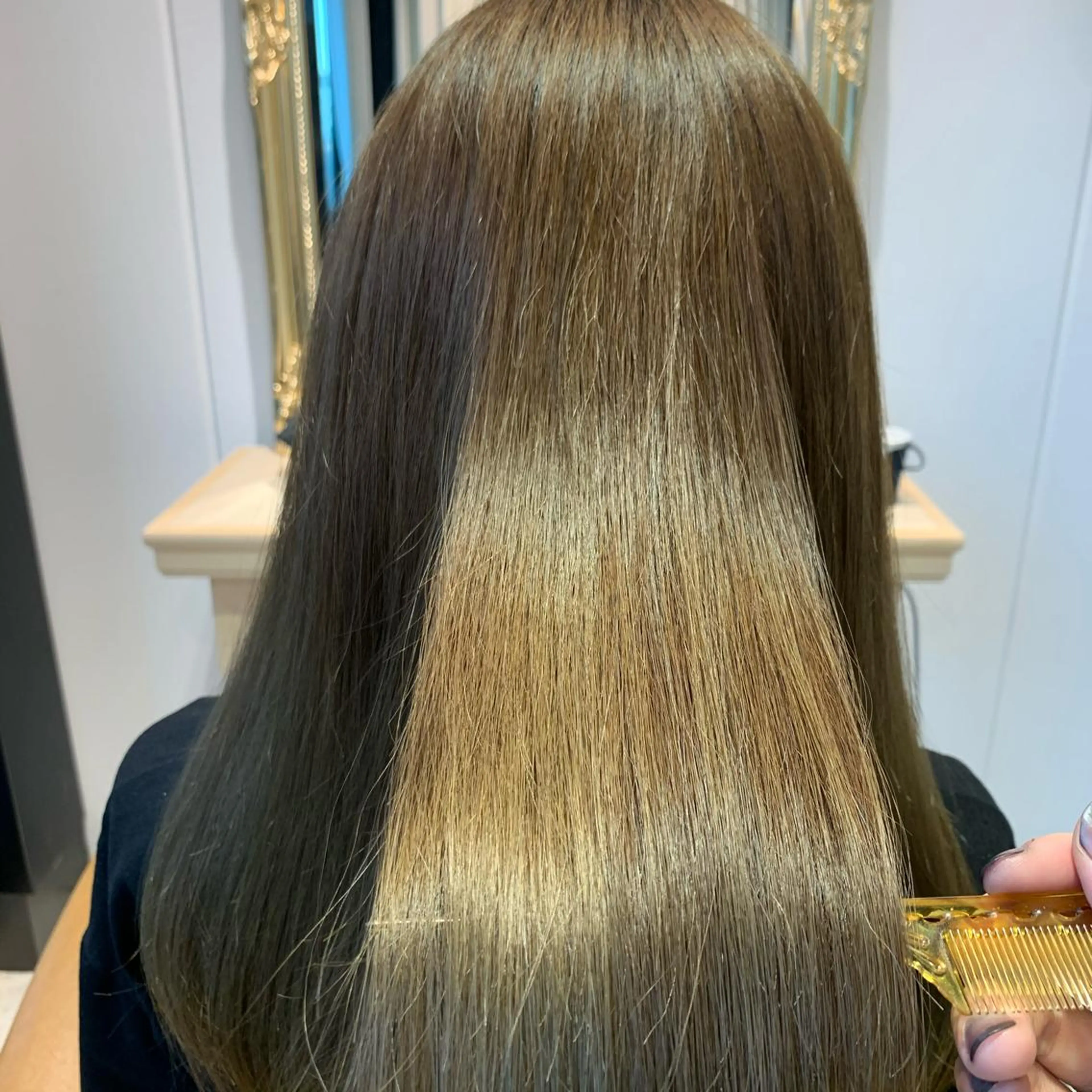 ロング カラー パーマ ヘアアレンジ 髪質改善 Lond jeloud 名古屋所属・髪質改善 の達人/杉原碧仁のヘアスタイル