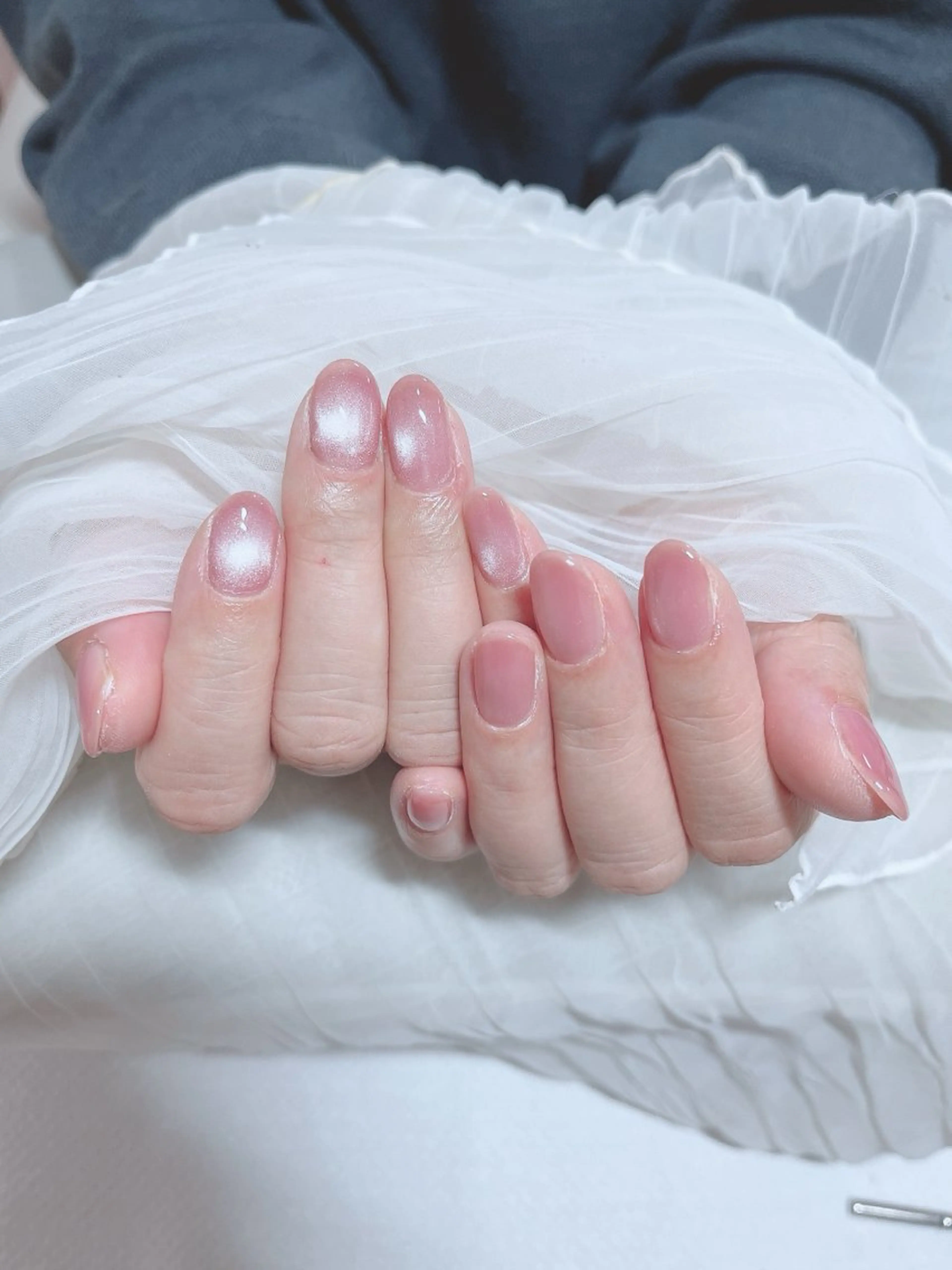 ネイル マグネットネイル ワンカラーネイル ハンドネイル ネイルサロン プレジア所属・プレジア ゆうこのネイルデザイン