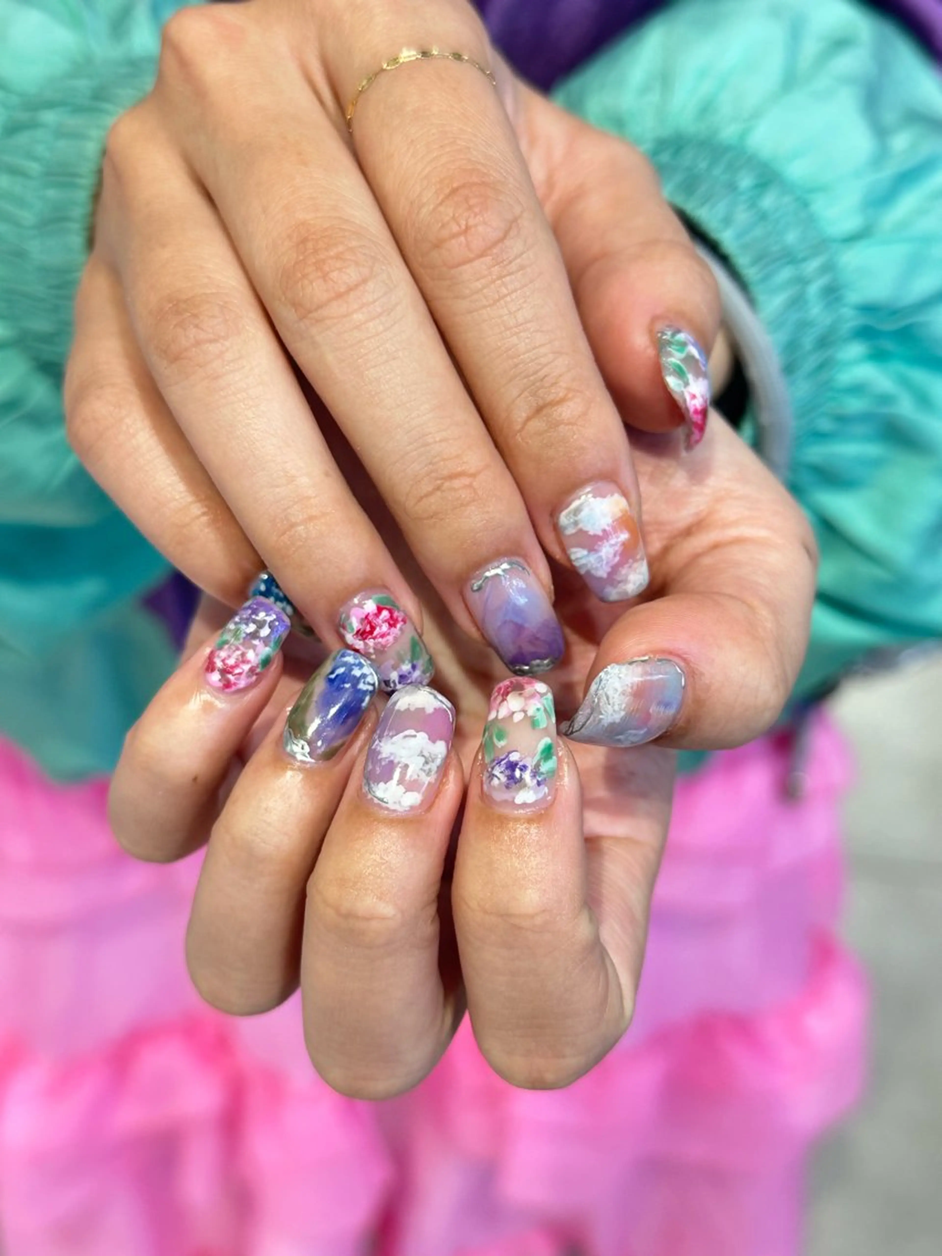 ネイル ハイトーン特化 pepe🎀のヘアスタイル