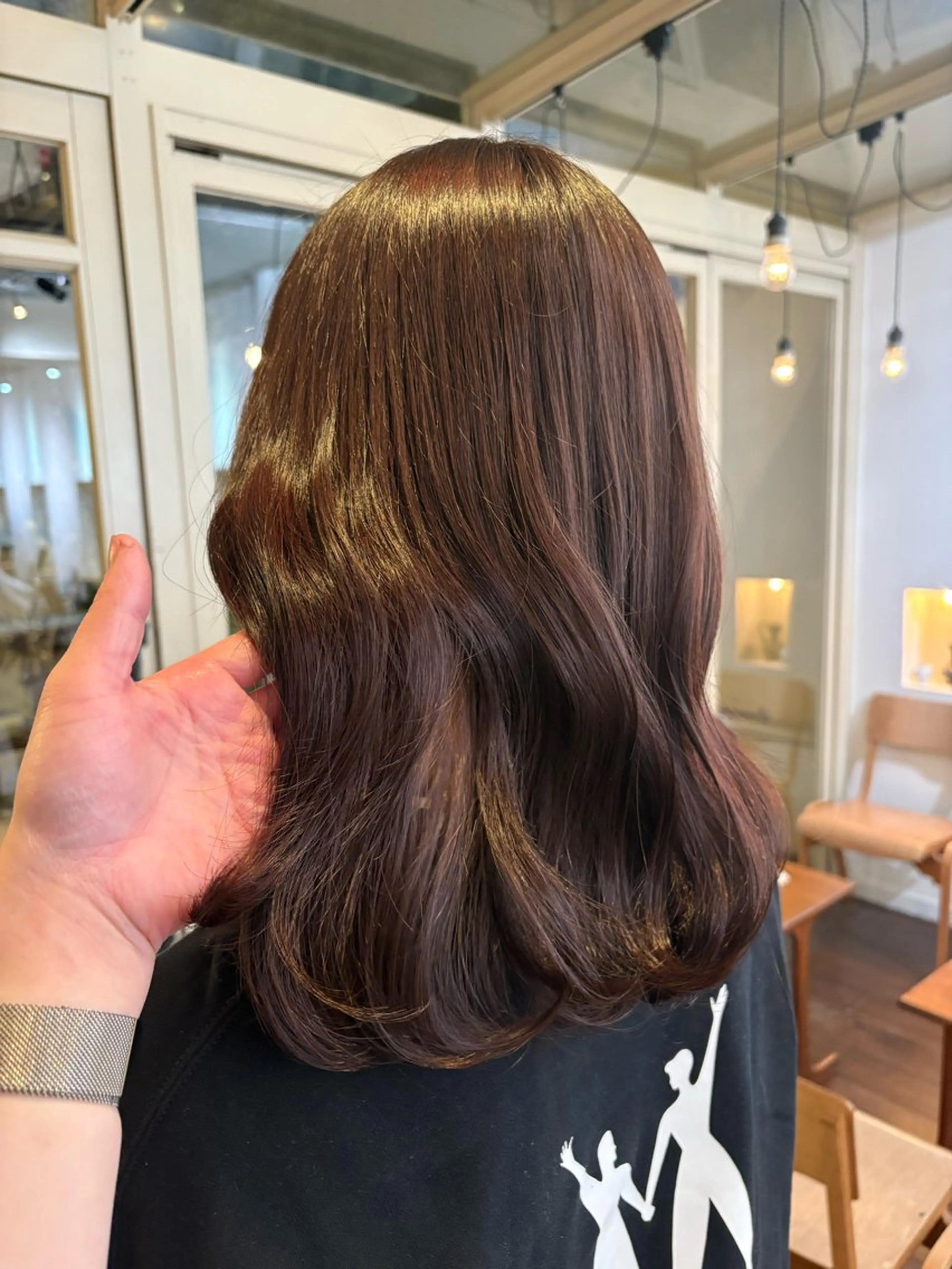 ミディアム カラー ブラウンカラー MAKE'S omotesando所属・Make's表参道 らら🌼のヘアスタイル