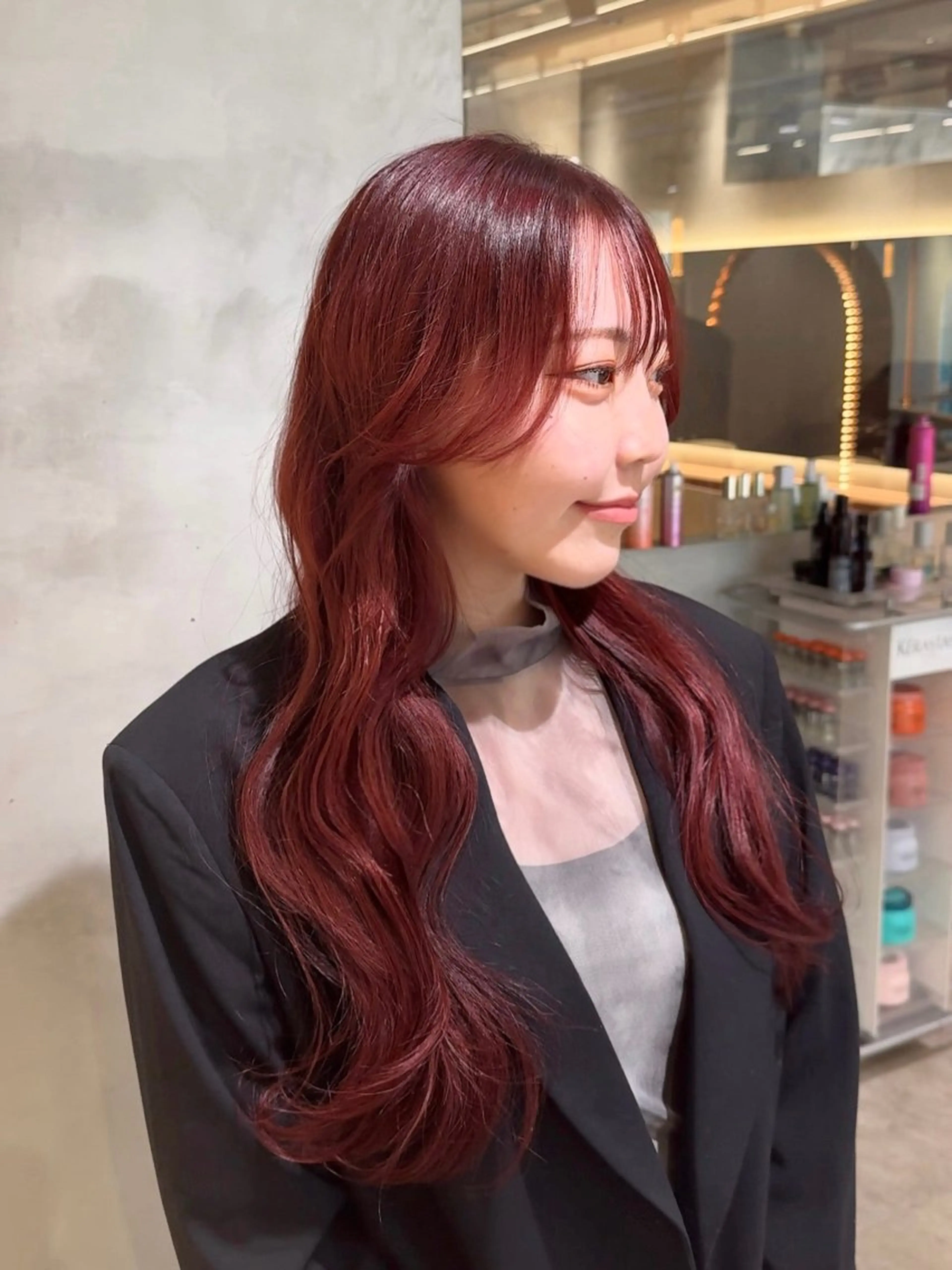 ロング カット ヘアカラー トリートメント 🦋美髪矯正、髪質 改善のプロ🦋アオイのヘアスタイル