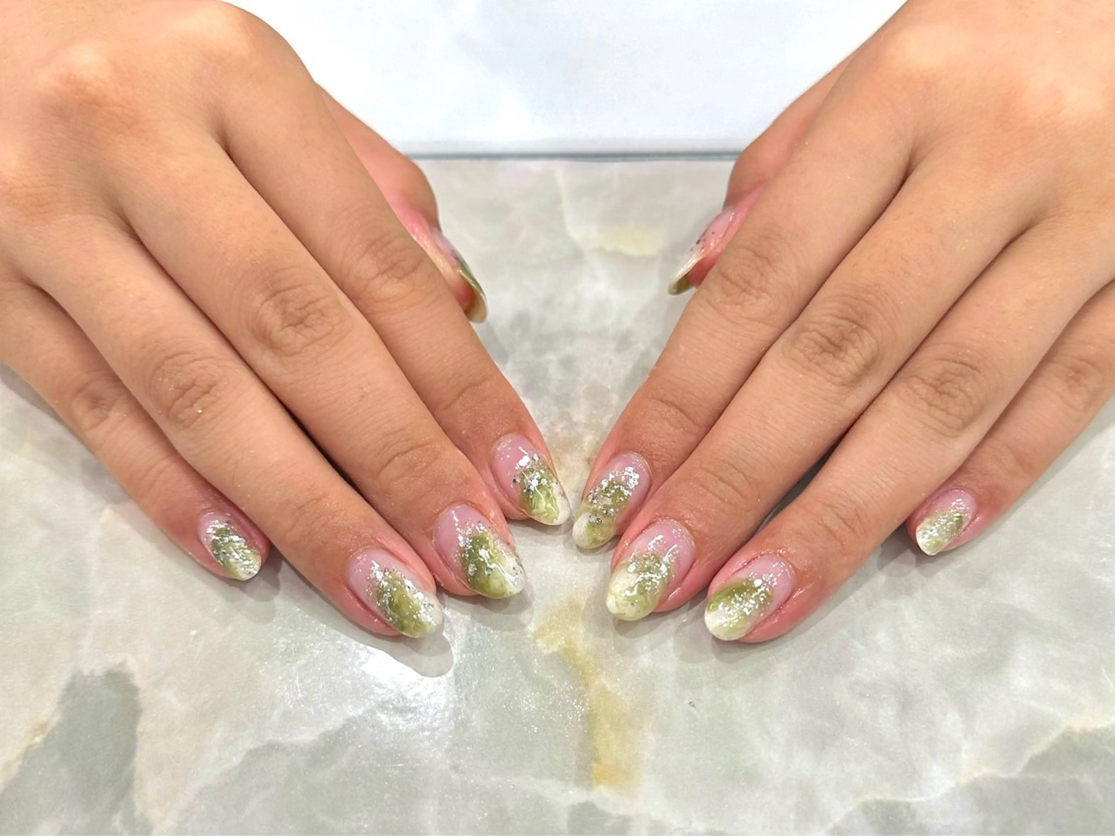 ミニモ限定　【オフあり】クリアニュアンス。カラー変更一部可能の写真