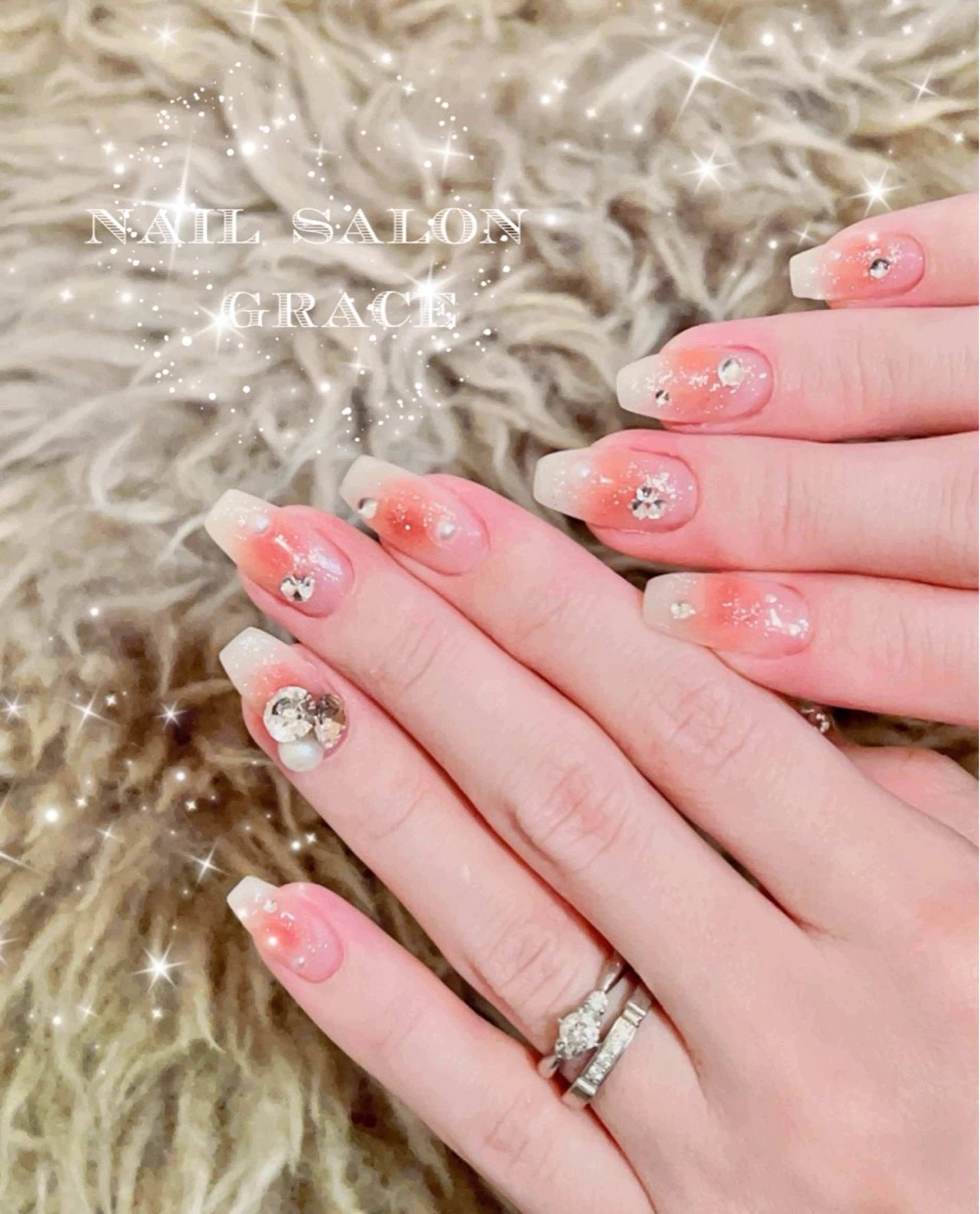 ネイル チークネイル ハンドネイル nailsalon GRACE所属・GRACE nailのネイルデザイン