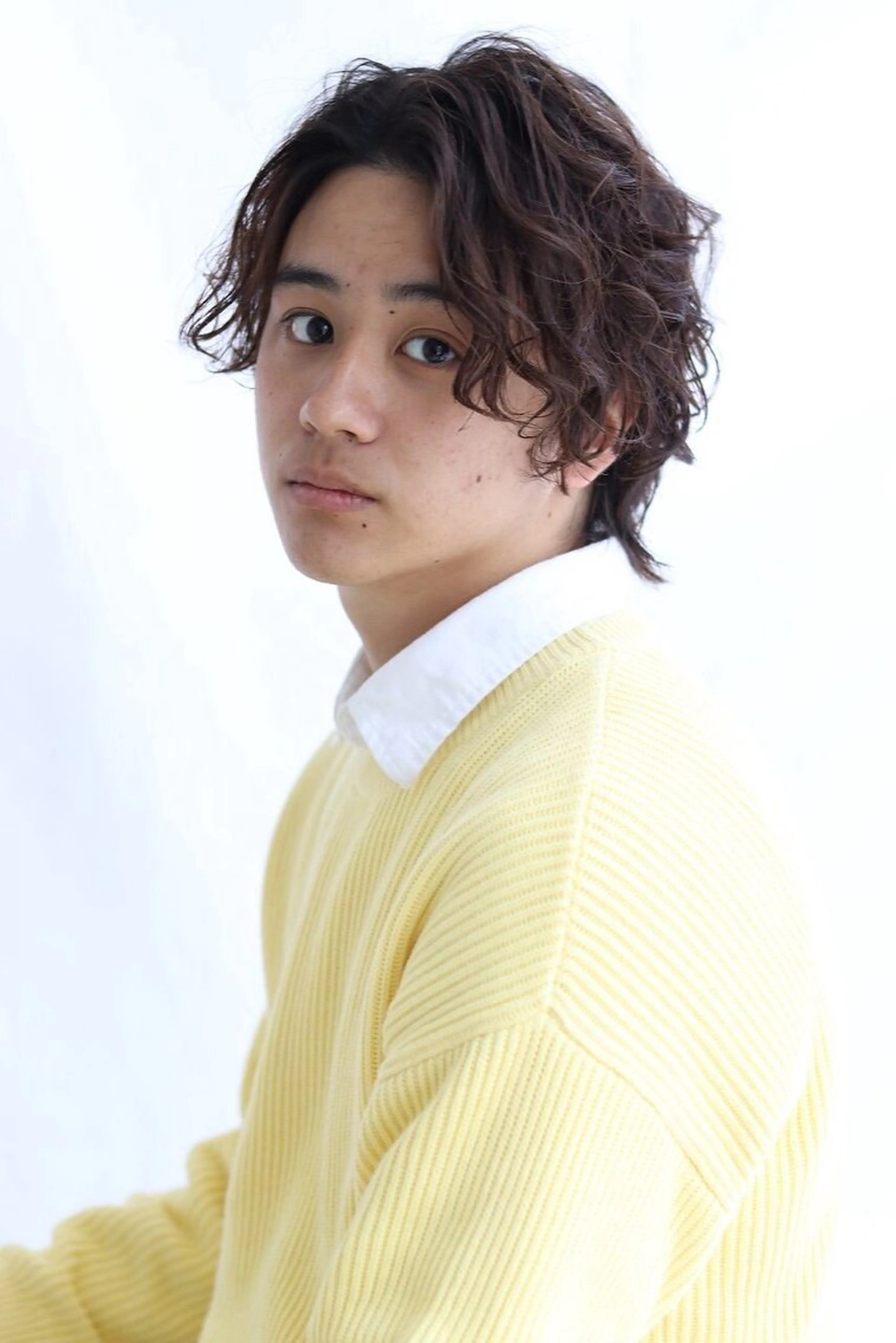 メンズ カット パーマ 林 美里のヘアスタイル