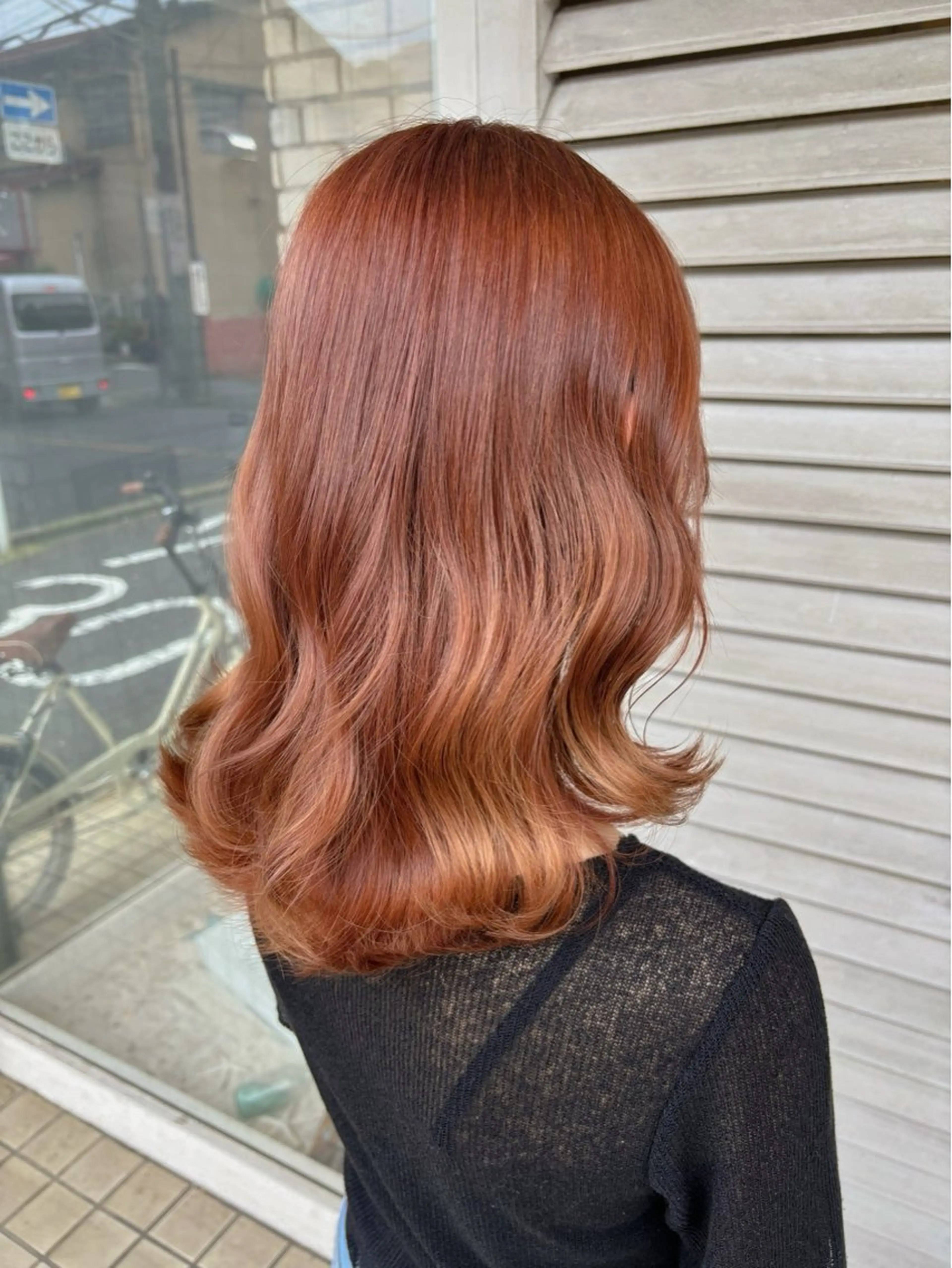 ミディアム ヘアカラー 🪼艶カラー🪼 田口彩香のヘアスタイル