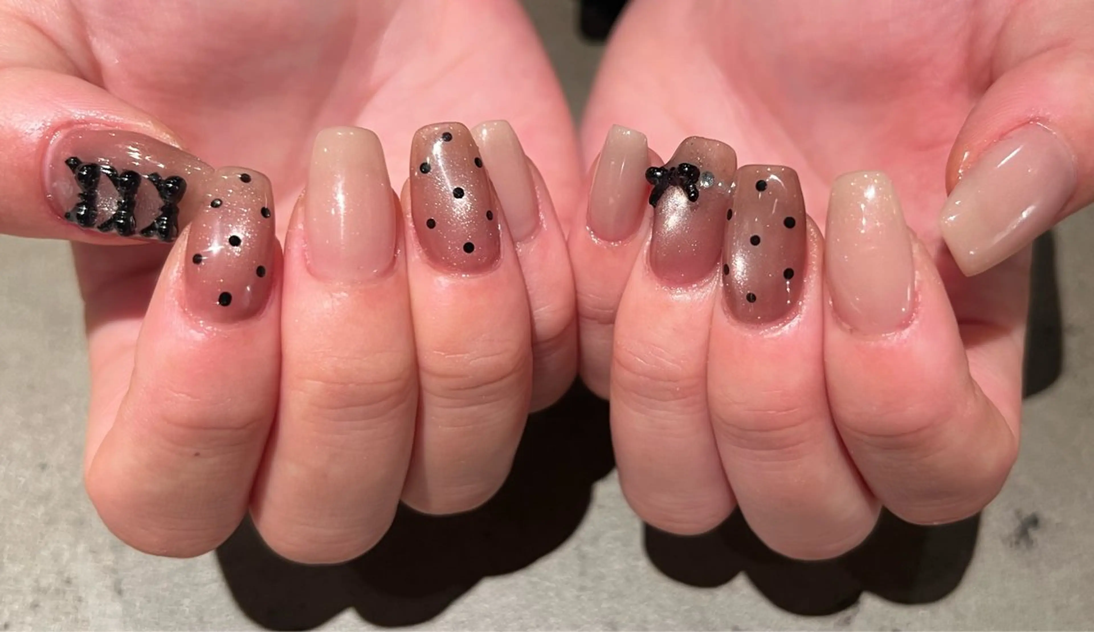 ネイル ガーリー バレンタイン ハンドネイル ウエチ ノリカ🐸のネイルデザイン