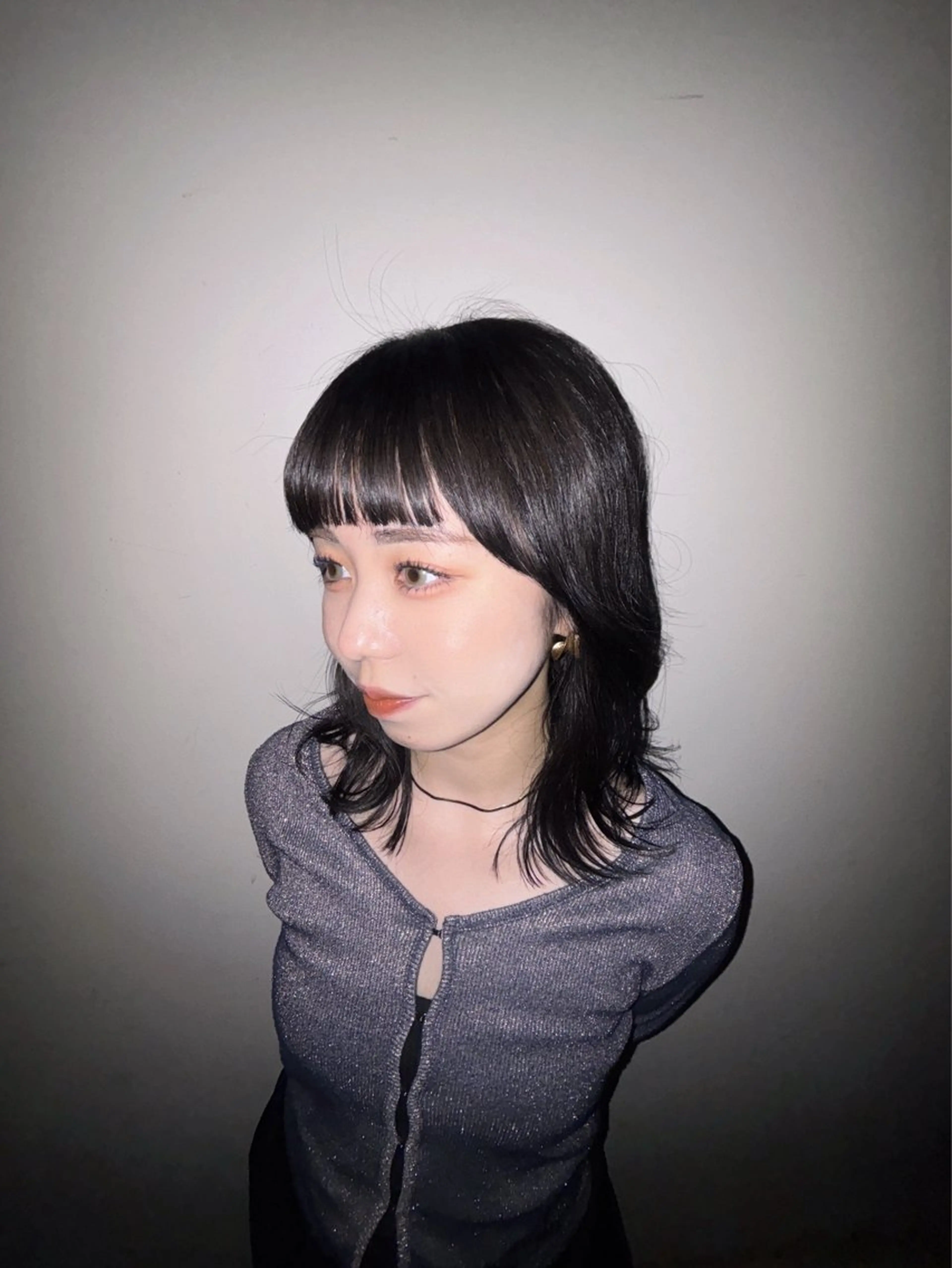 ミディアム ヘアカラー トリートメント YUKI カラーモデル募集💫のヘアスタイル