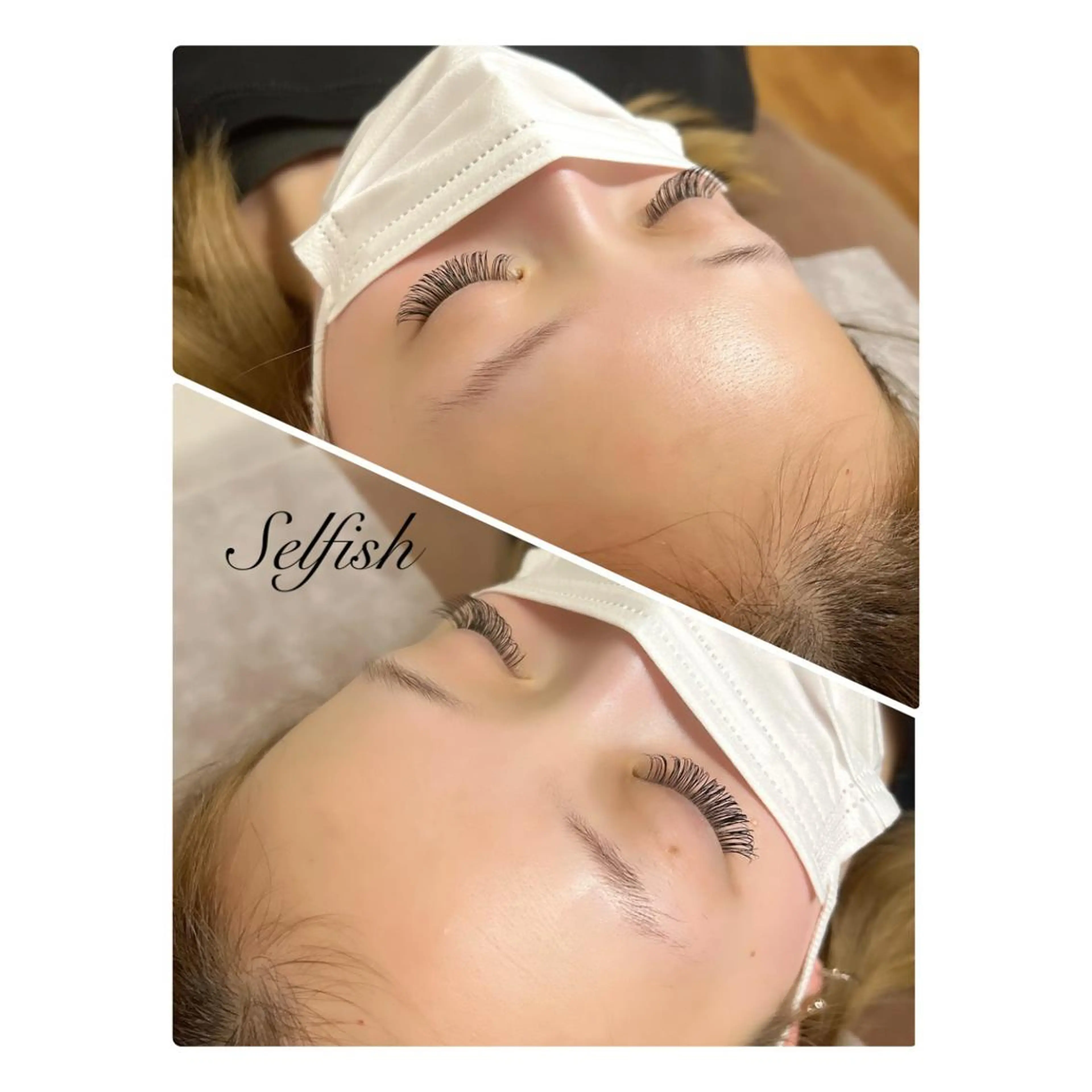 マツエク・マツパ 付け放題 フラットラッシュ マツエク eyelashsalonSelfish所属・. Selfishのマツエク・マツパデザイン