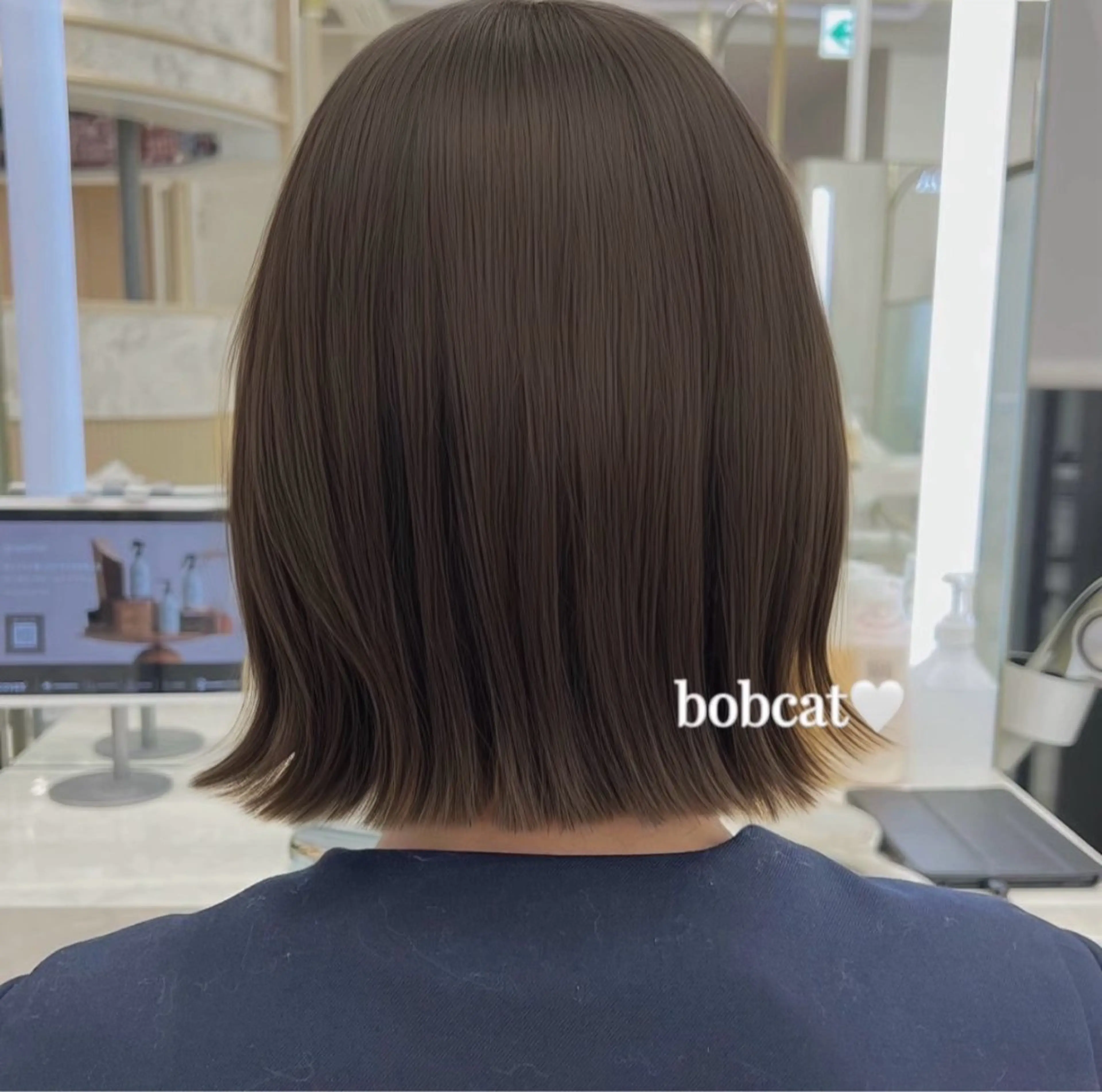 ショート カラー 切りっぱなしボブ ボブ トリートメント COAGINZA /ボブ/ERINAのヘアスタイル