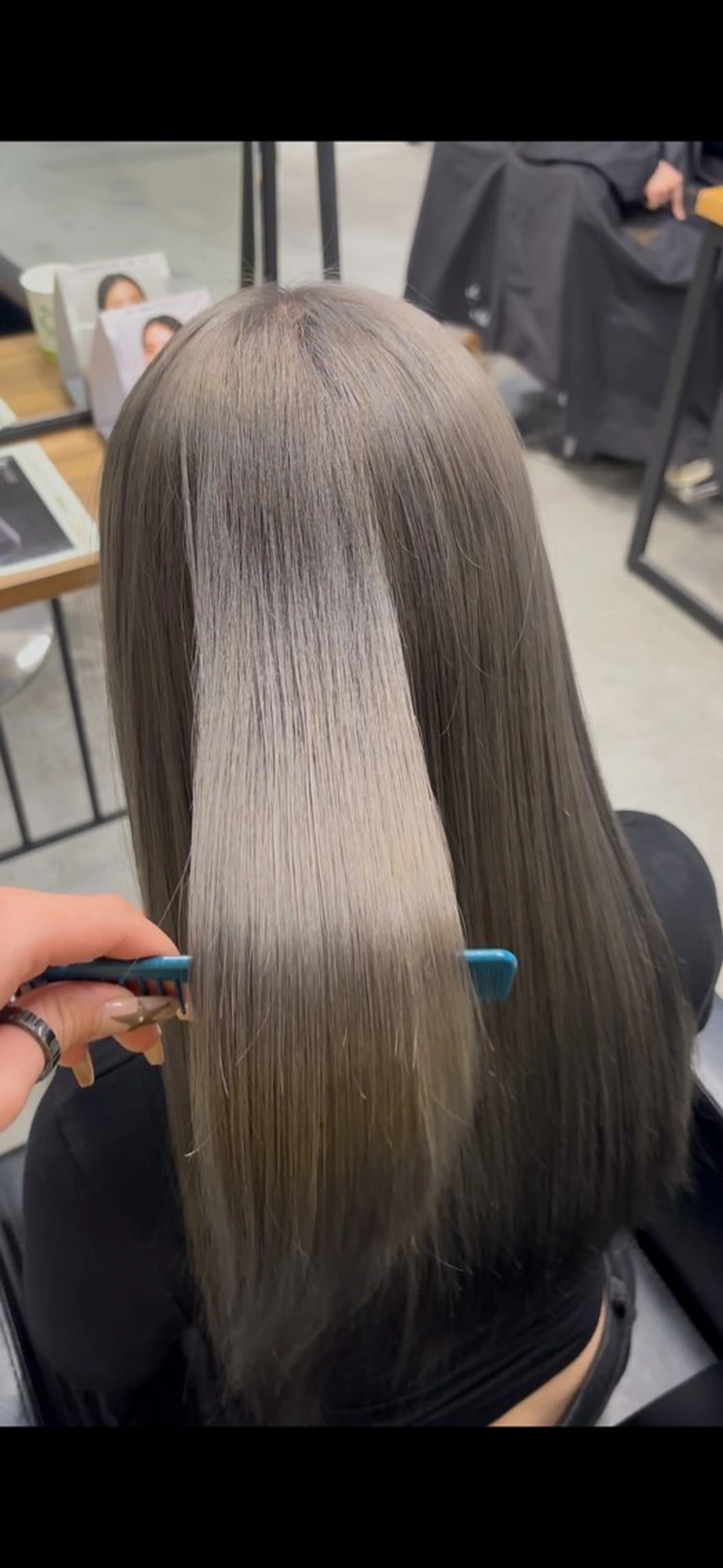 カラー かの／GiseL／ ハイトーン／ブリーチのヘアスタイル