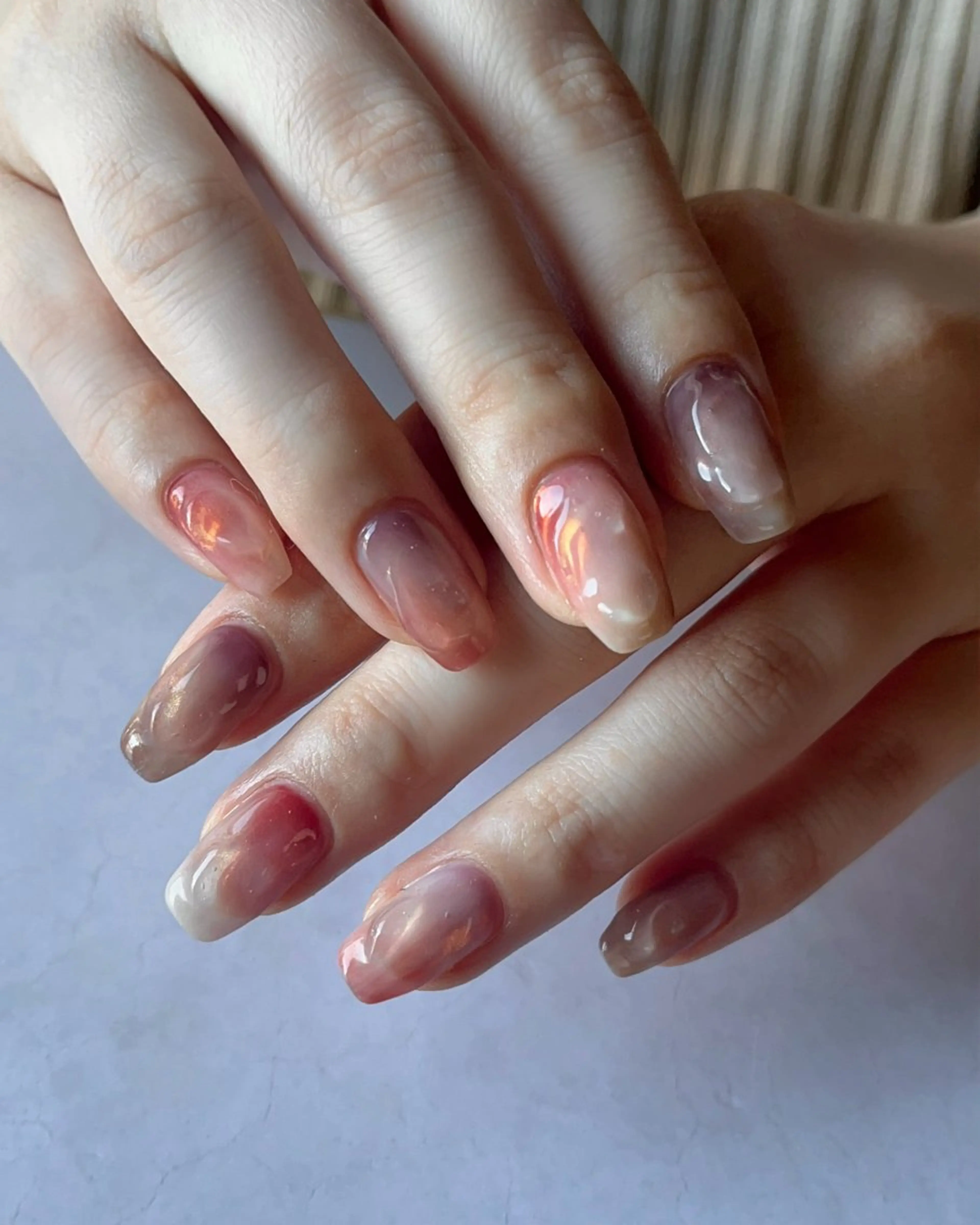 ネイル ピンク ハンドネイル MUKUTOU nail 　YUKIのネイルデザイン