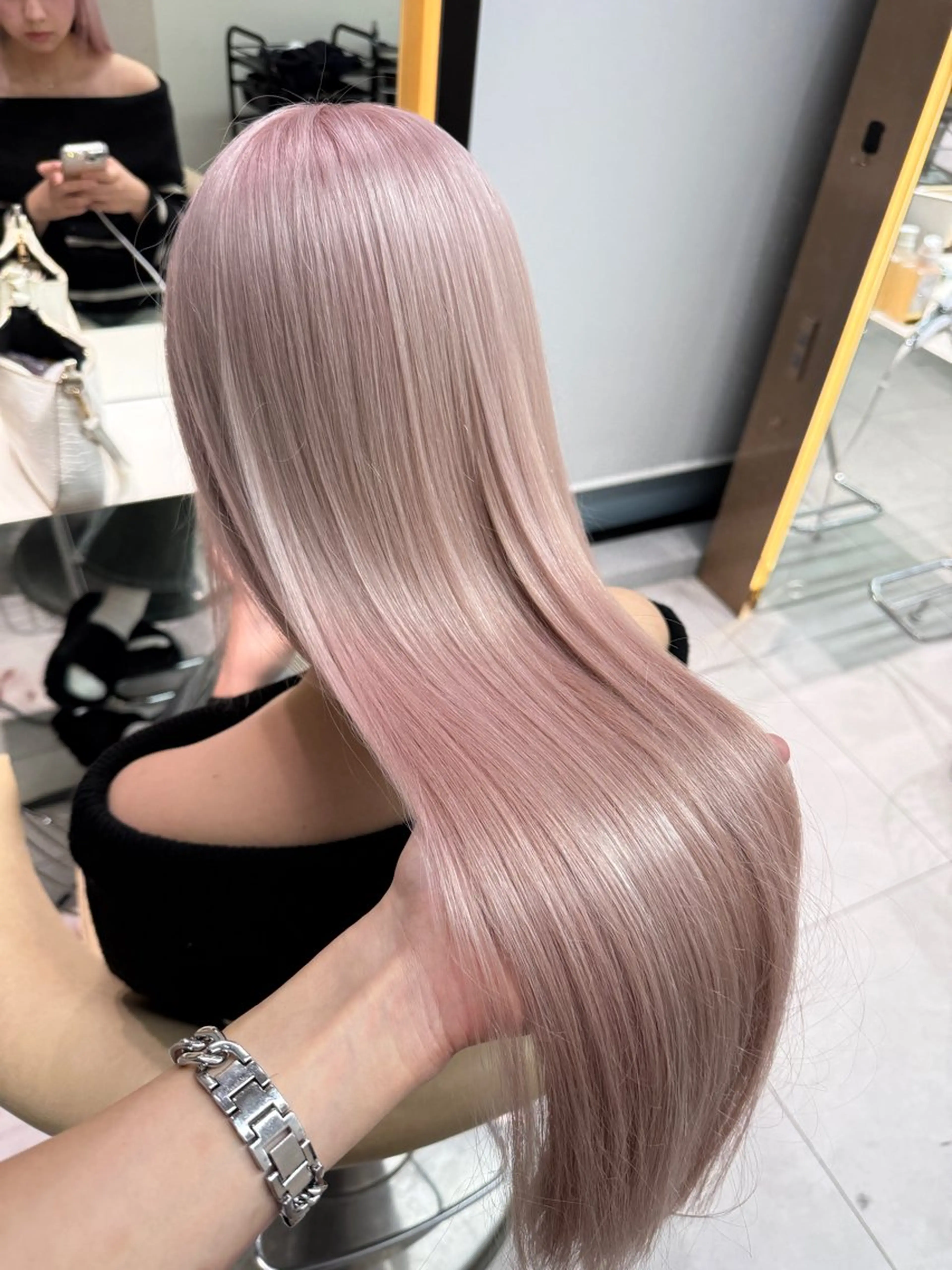 ロング ヘアカラー トリートメント ゆーだい🇰🇷韓国 🇰🇷×髪質改善のヘアスタイル