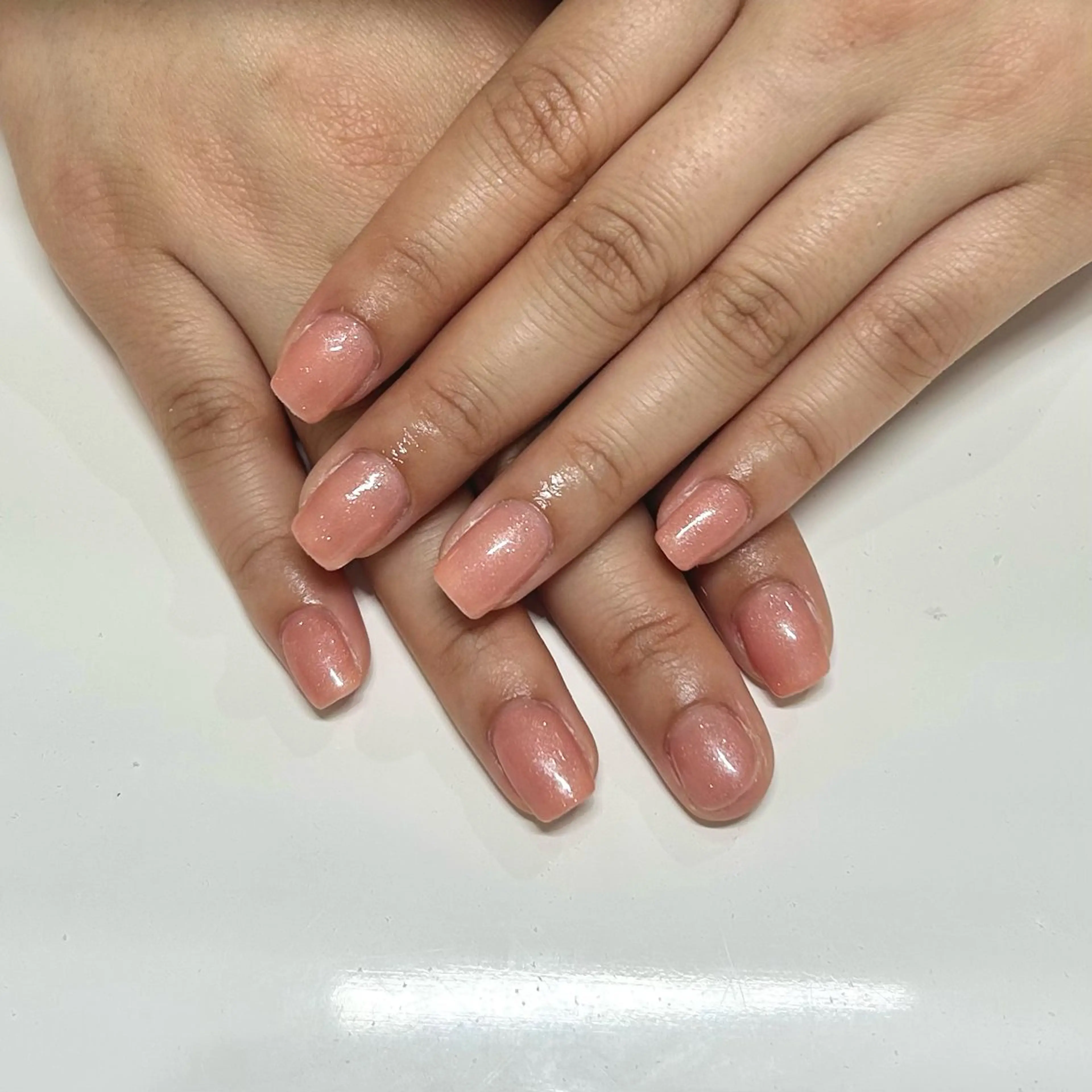 ネイル ラメ(グリッター) シンプルネイル ハンドネイル Bianca所沢店 Kawachiのネイルデザイン