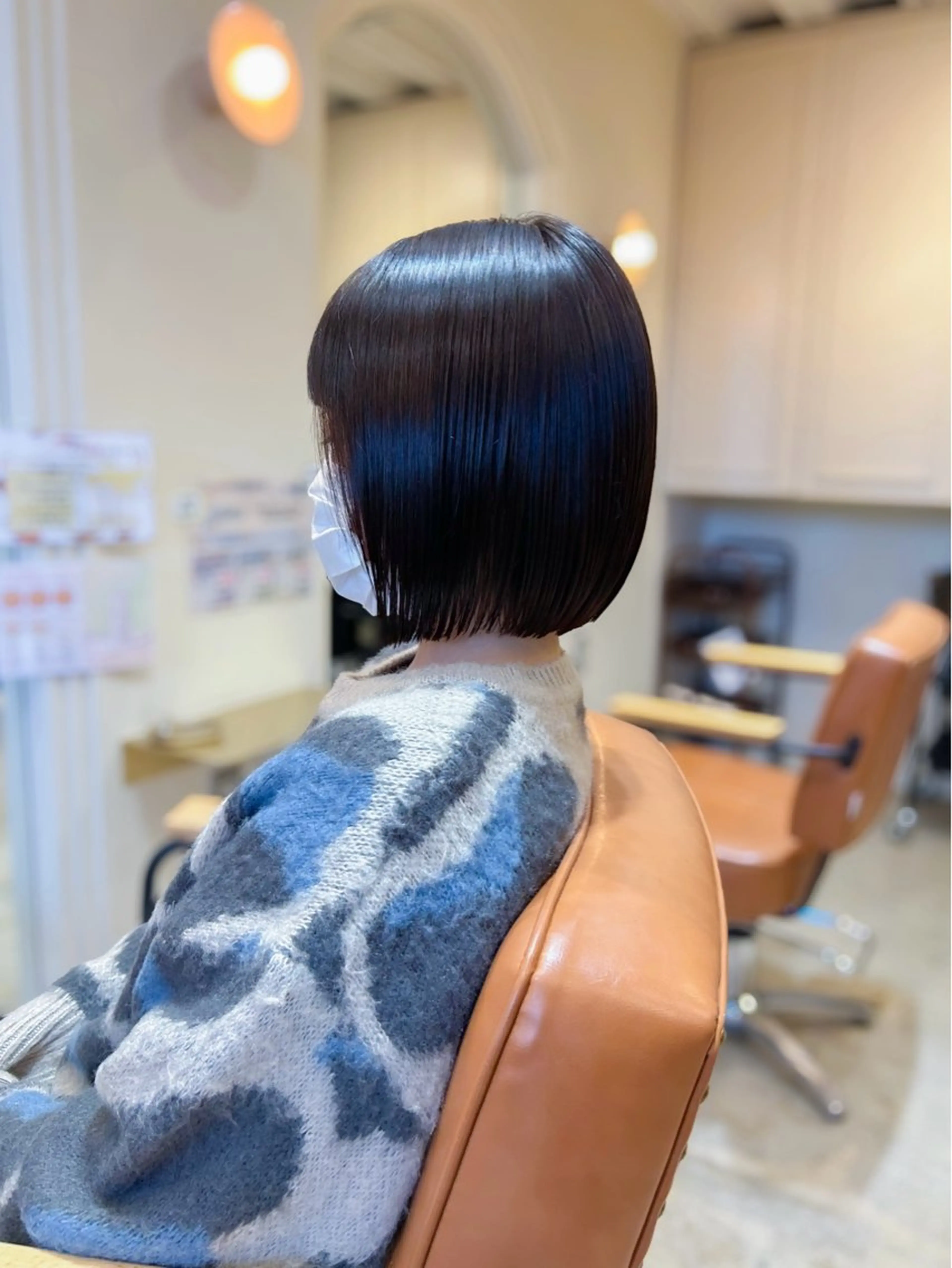 ミディアム 切りっぱなしボブ ボブ Anree 桂 ショート/ボブ特化のヘアスタイル