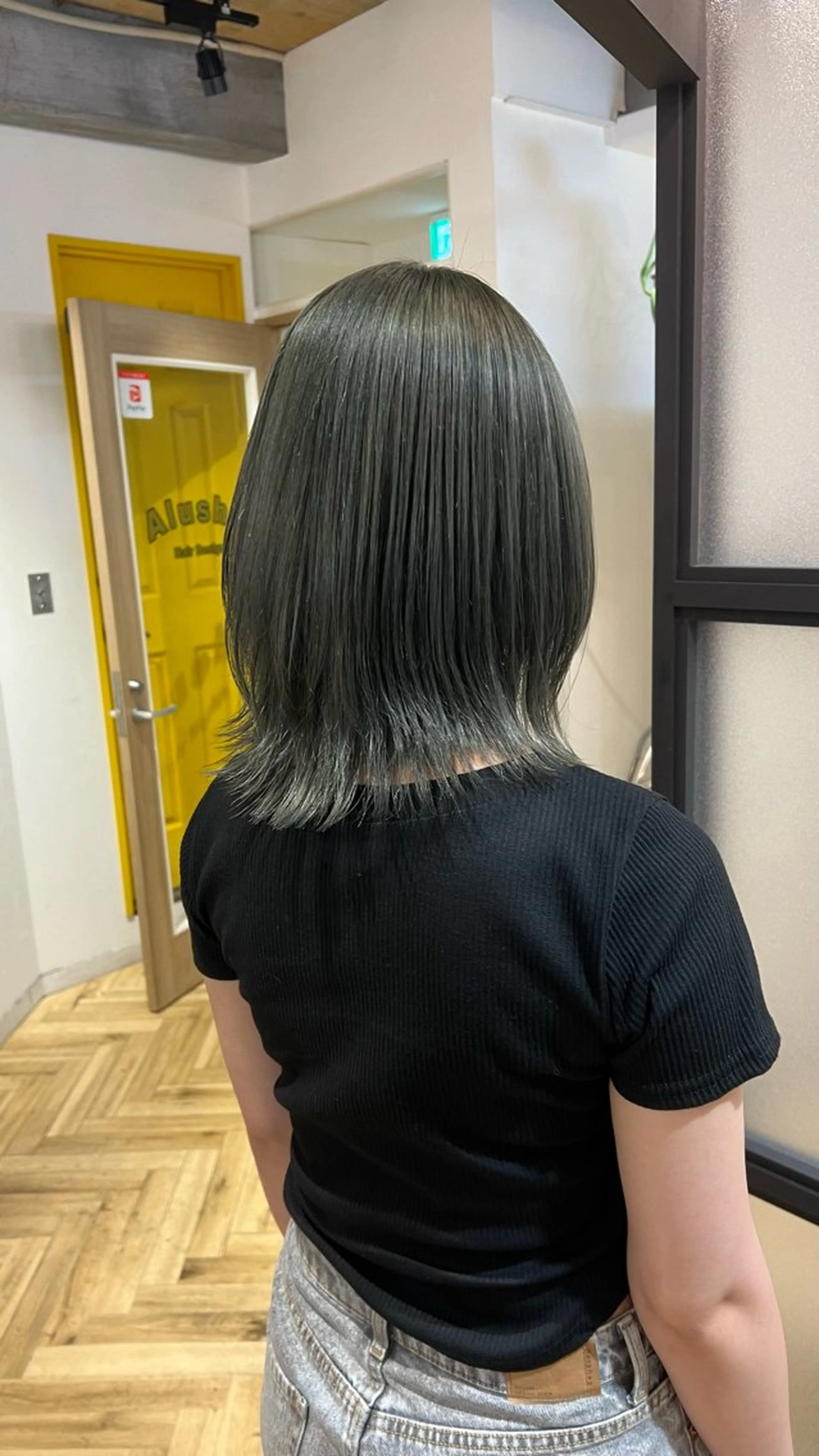 ミディアム カラー 艶カラー/韓国顔周り 🎀mamiのヘアスタイル