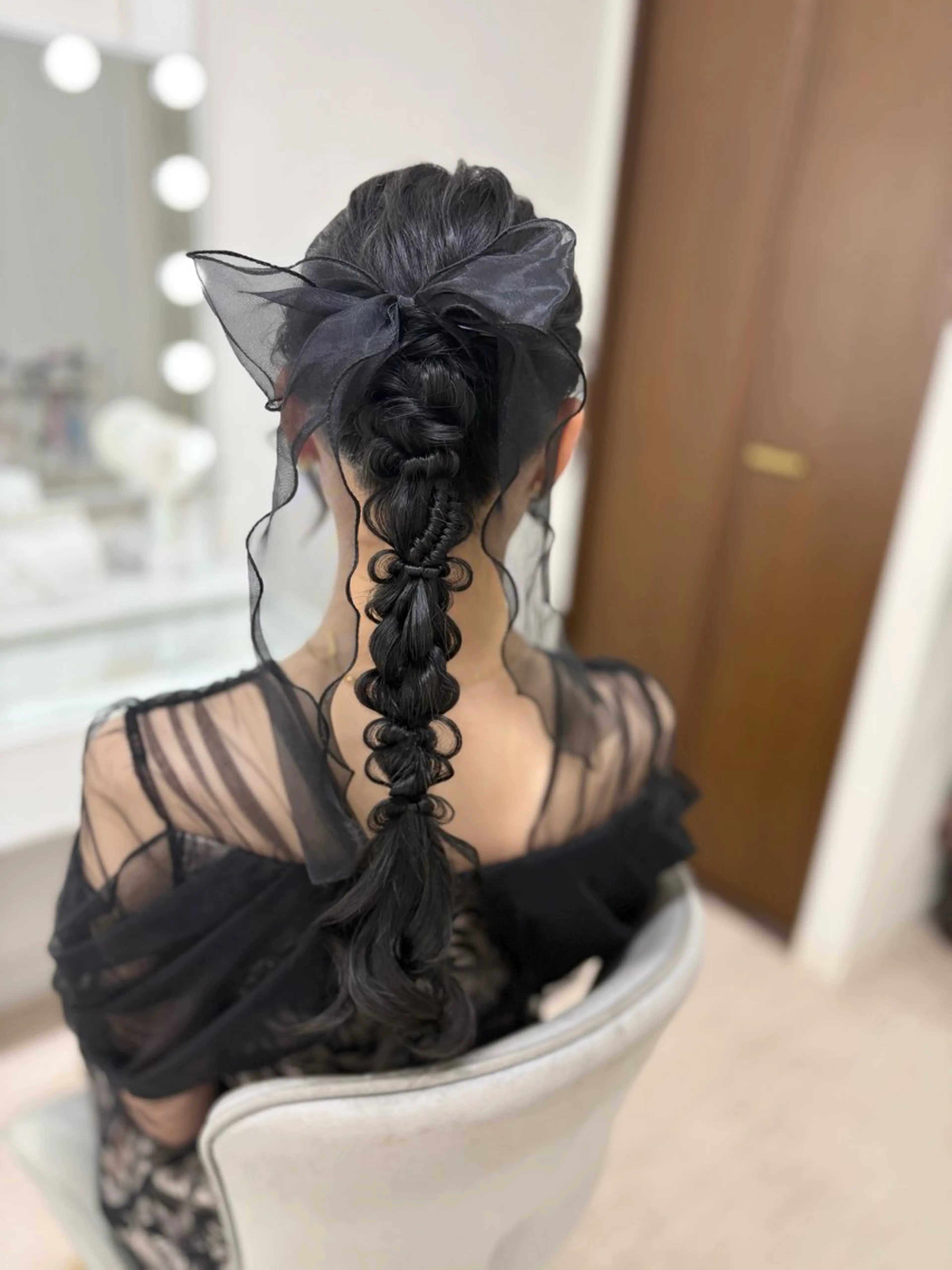 ロング ヘアセット ヘアセットサロン /上坪愛美のヘアスタイル