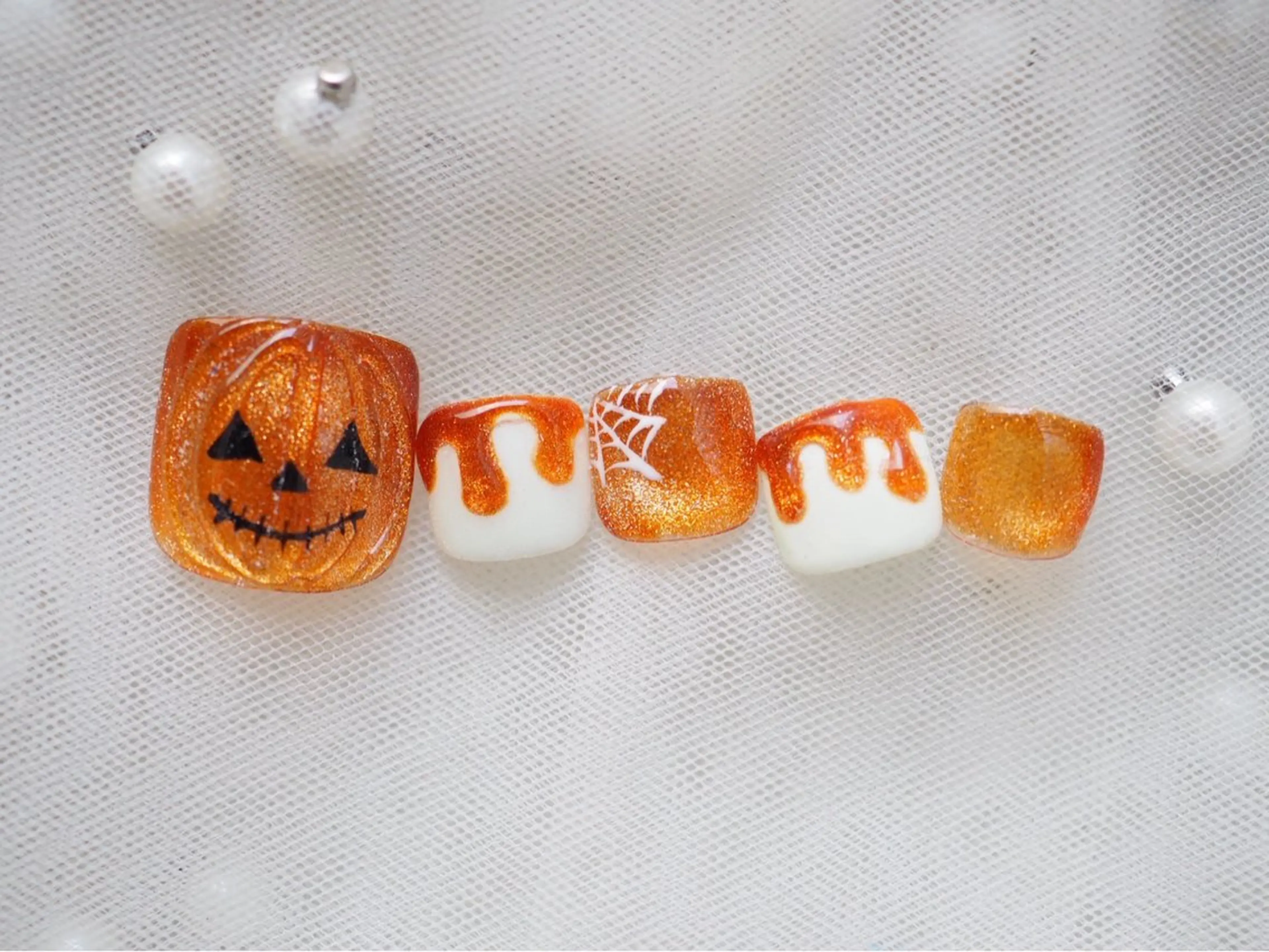 ネイル フットネイル トップネイリスト Ribbon立川店のネイルデザイン