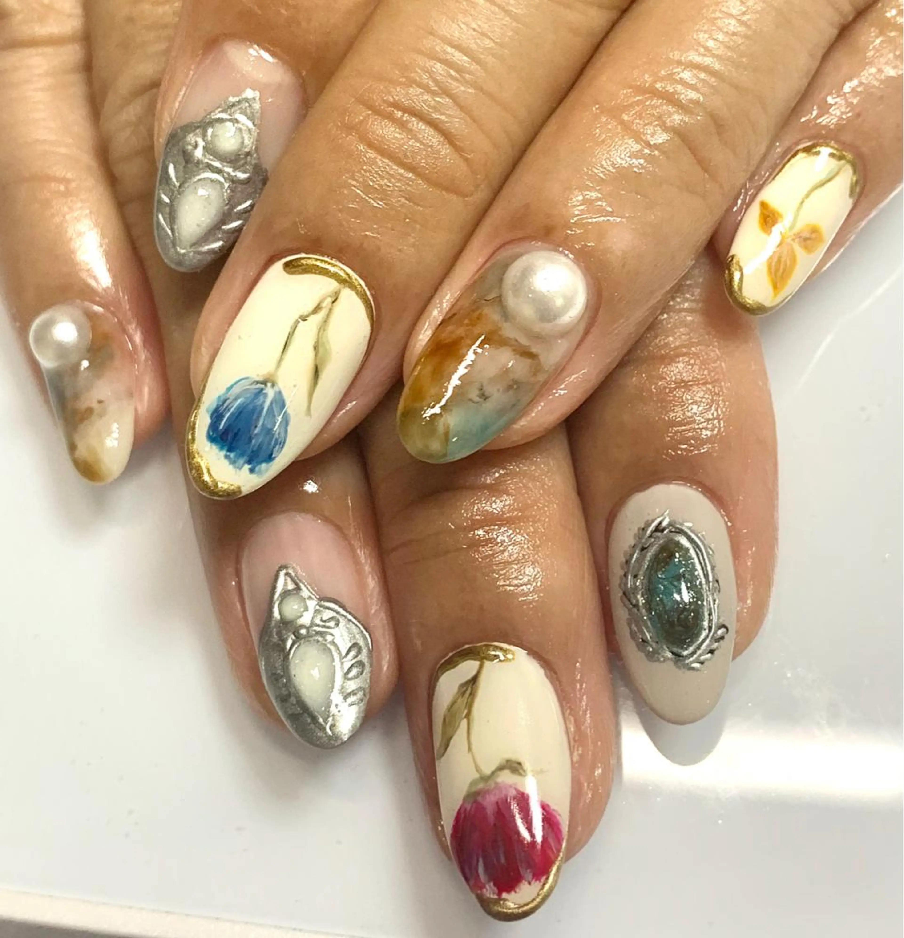 ネイル ハンドネイル Nail&Eyelash Amour(アムール)所属・山下 愛のネイルデザイン