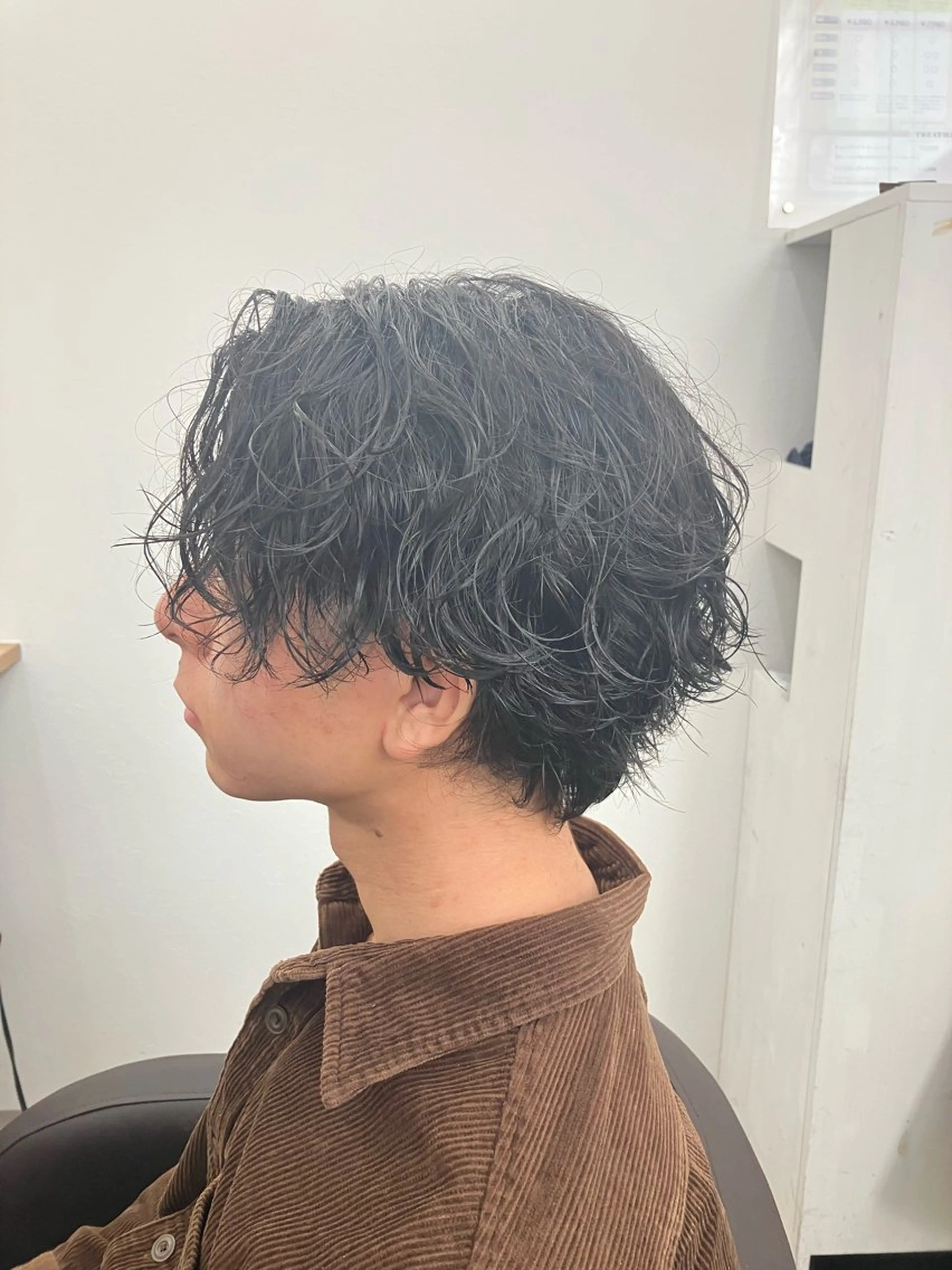 パーマ メンズ カット パーマ well高崎上大類町 /湯浅泳作のヘアスタイル