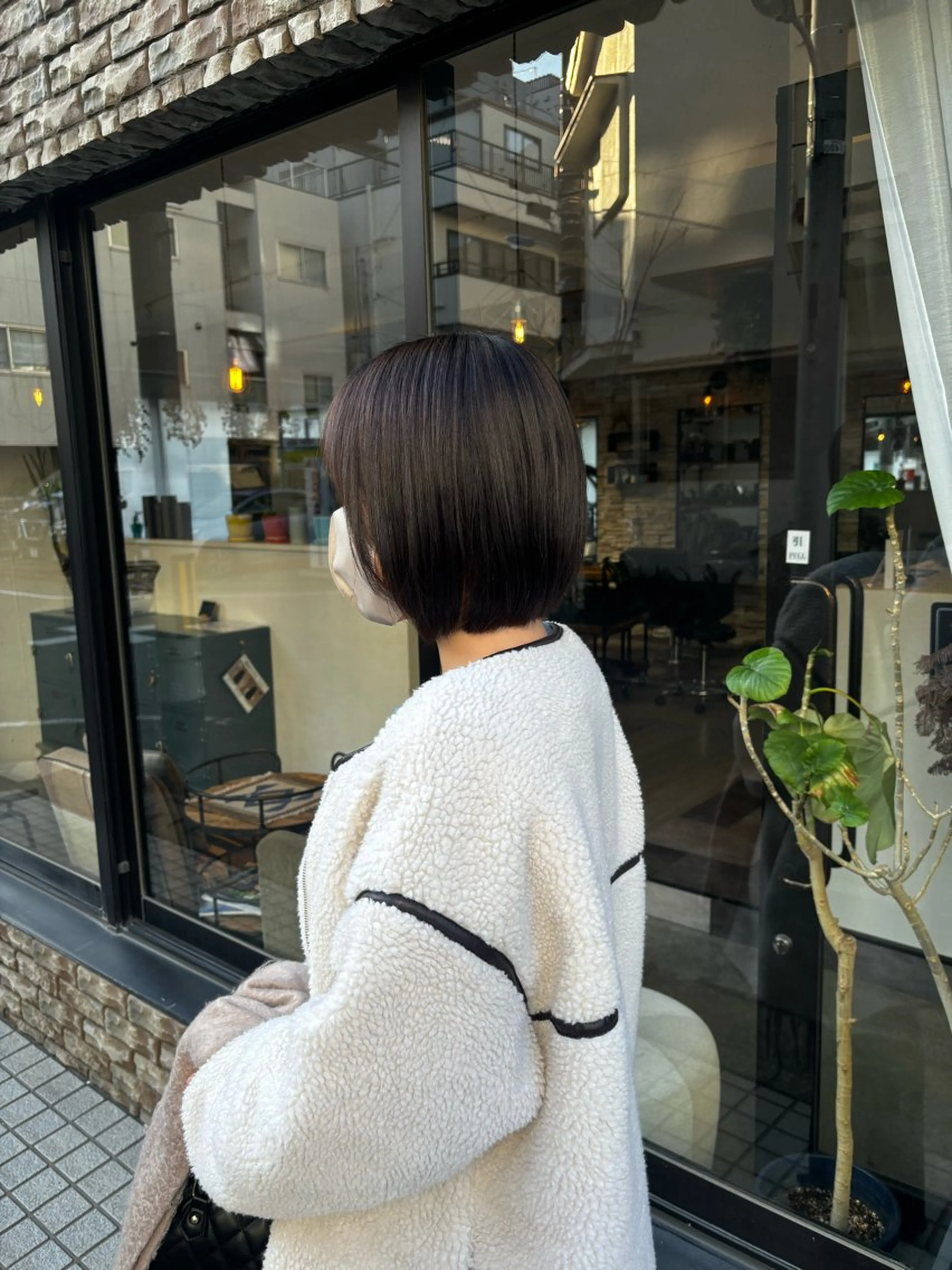 ショート ボブ トリートメント ウルフカット カット トリートメント 🍒サクラ🍒 /透明感カラー/艶髪のヘアスタイル