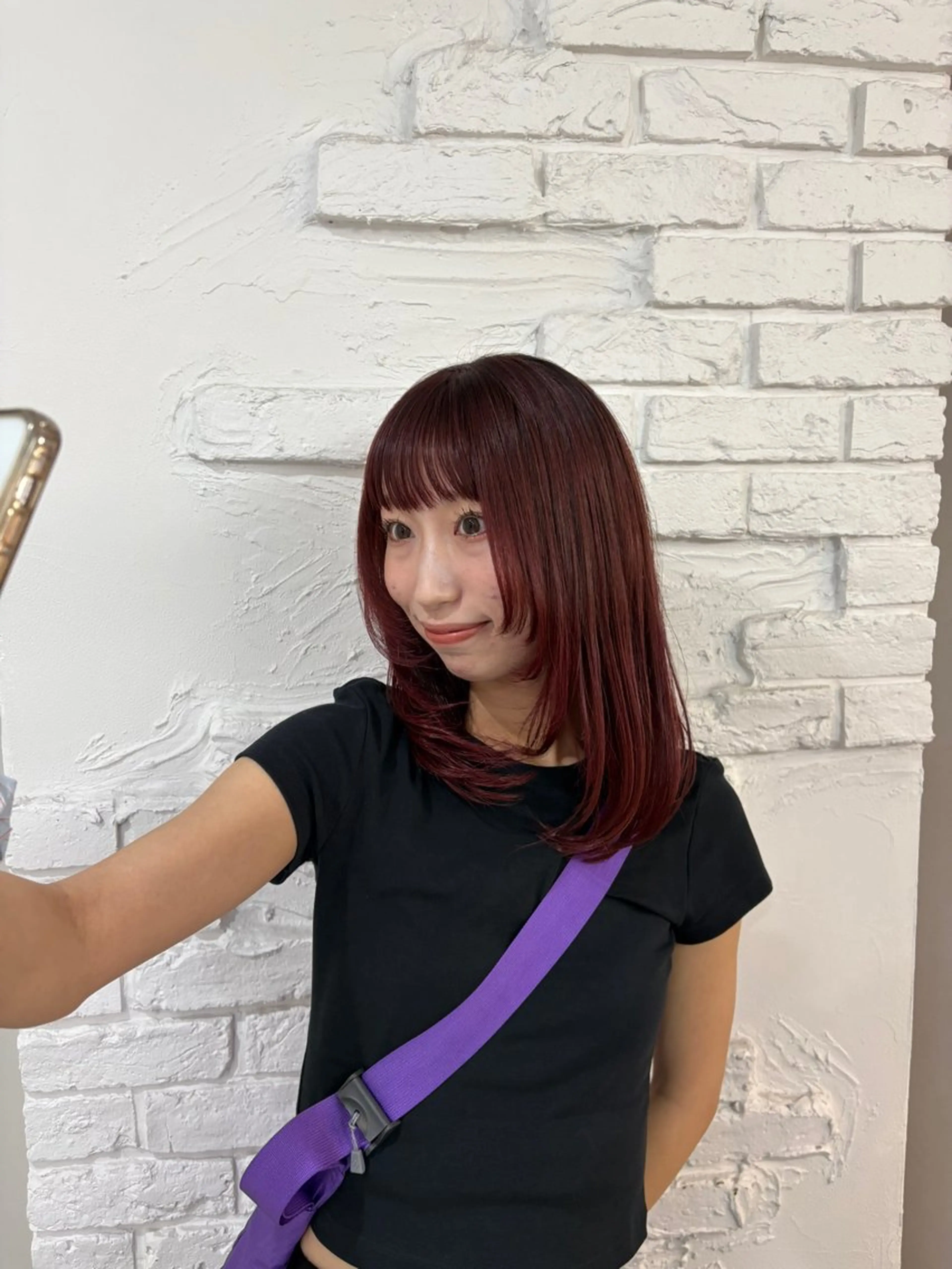 カラー モデル募集中/西梅田 かえで🎀のヘアスタイル