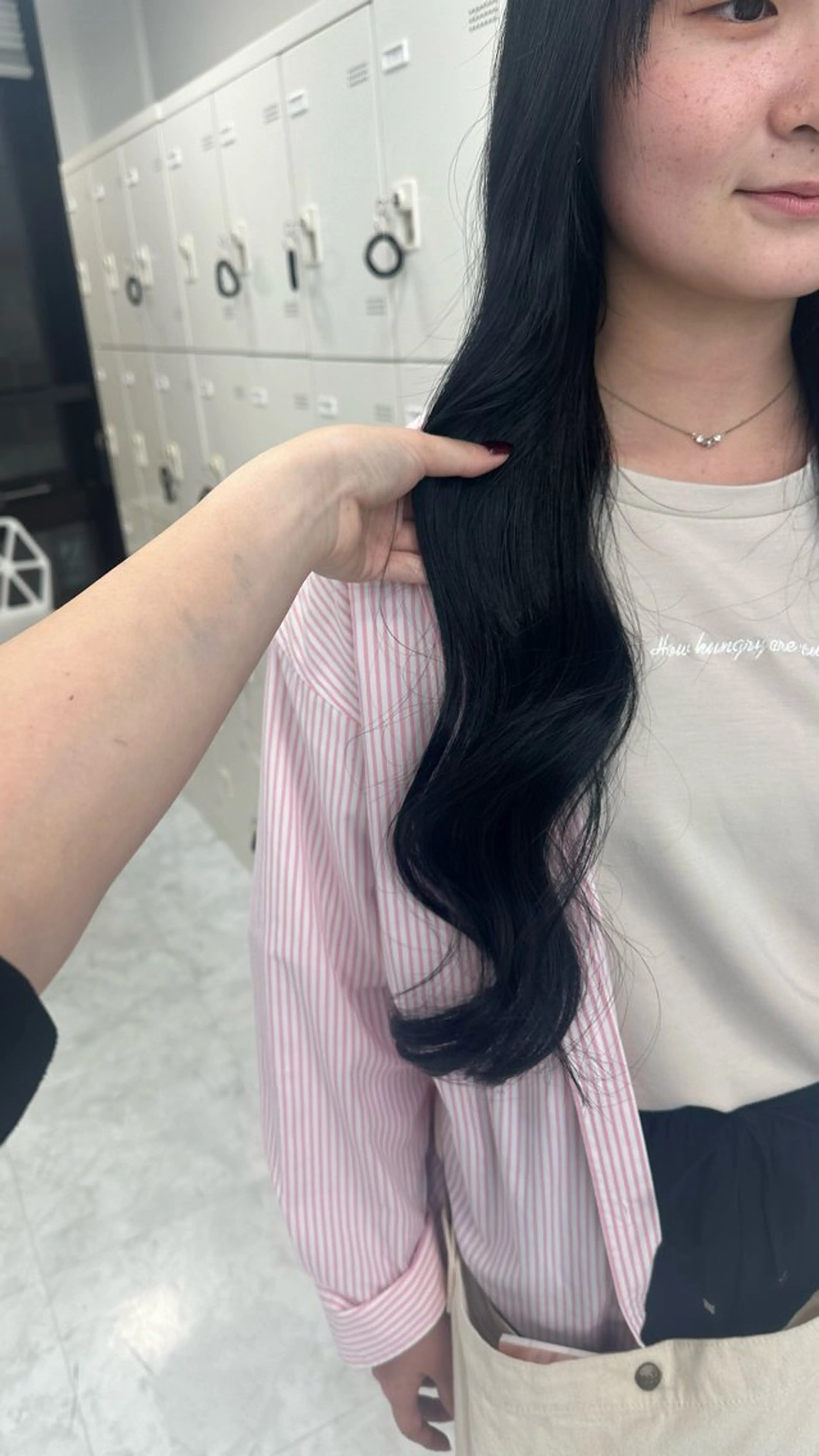 ロング カラー カット ヘアカラー トリートメント ヘッドスパ ヘアセット ガーリーstyle ❤︎misaki🏹のヘアスタイル