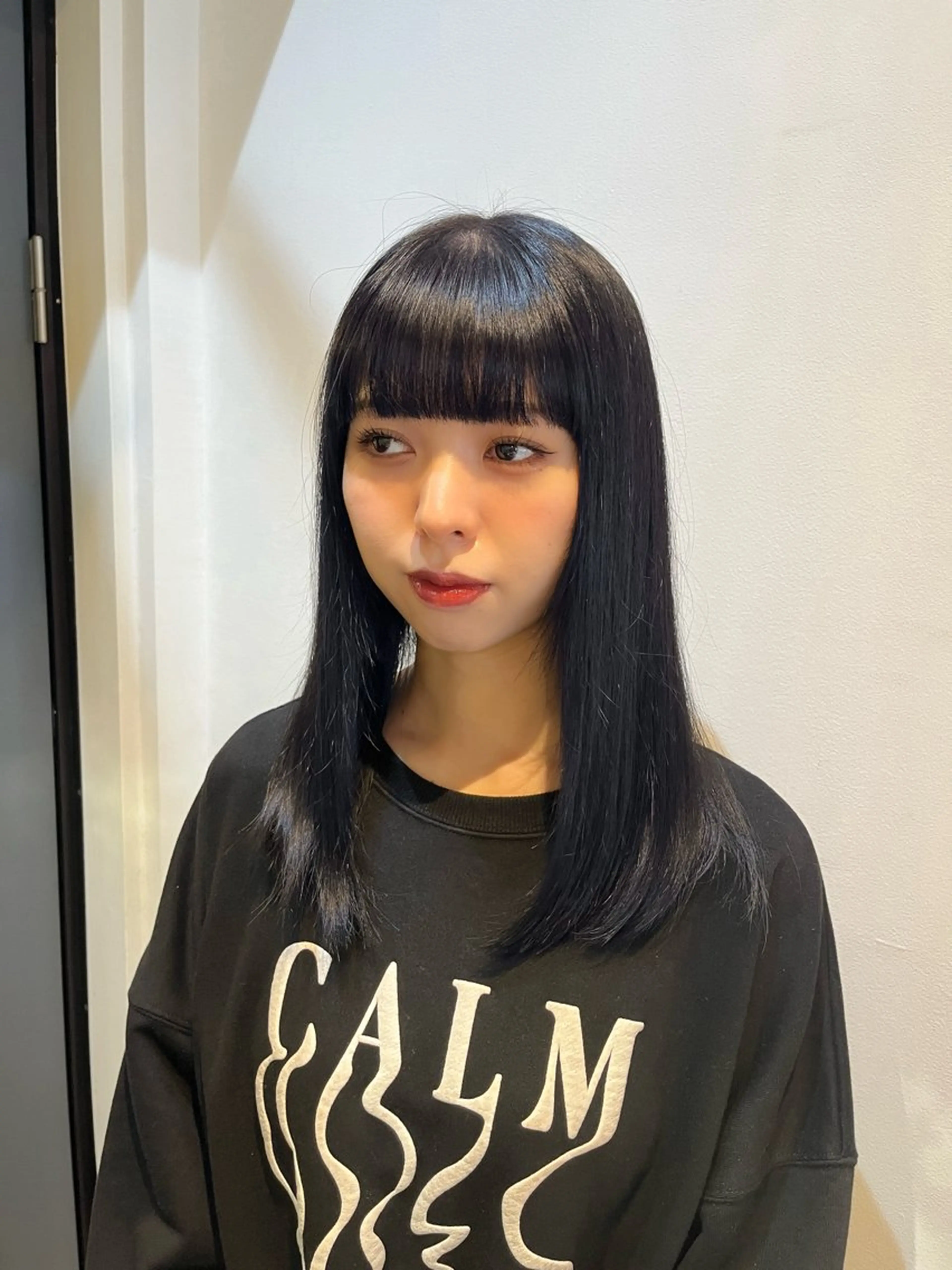 セミロング カラー HOMIE TOKYO所属・sora / 渋谷 / ハイトーンのヘアスタイル