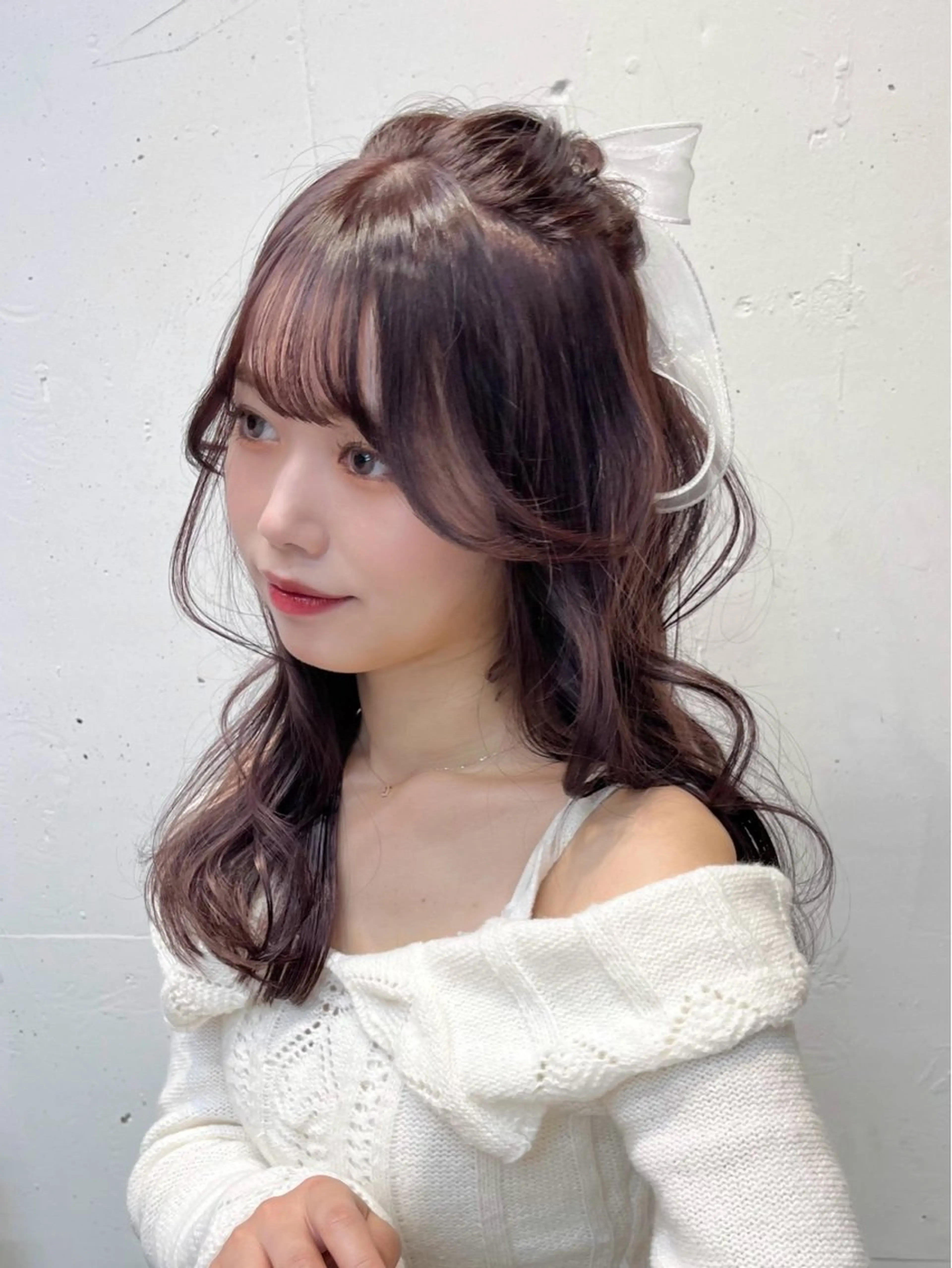 ロング カラー ヘアアレンジ カット ヘアカラー 🎀taro ブリーチなしカラーのヘアスタイル