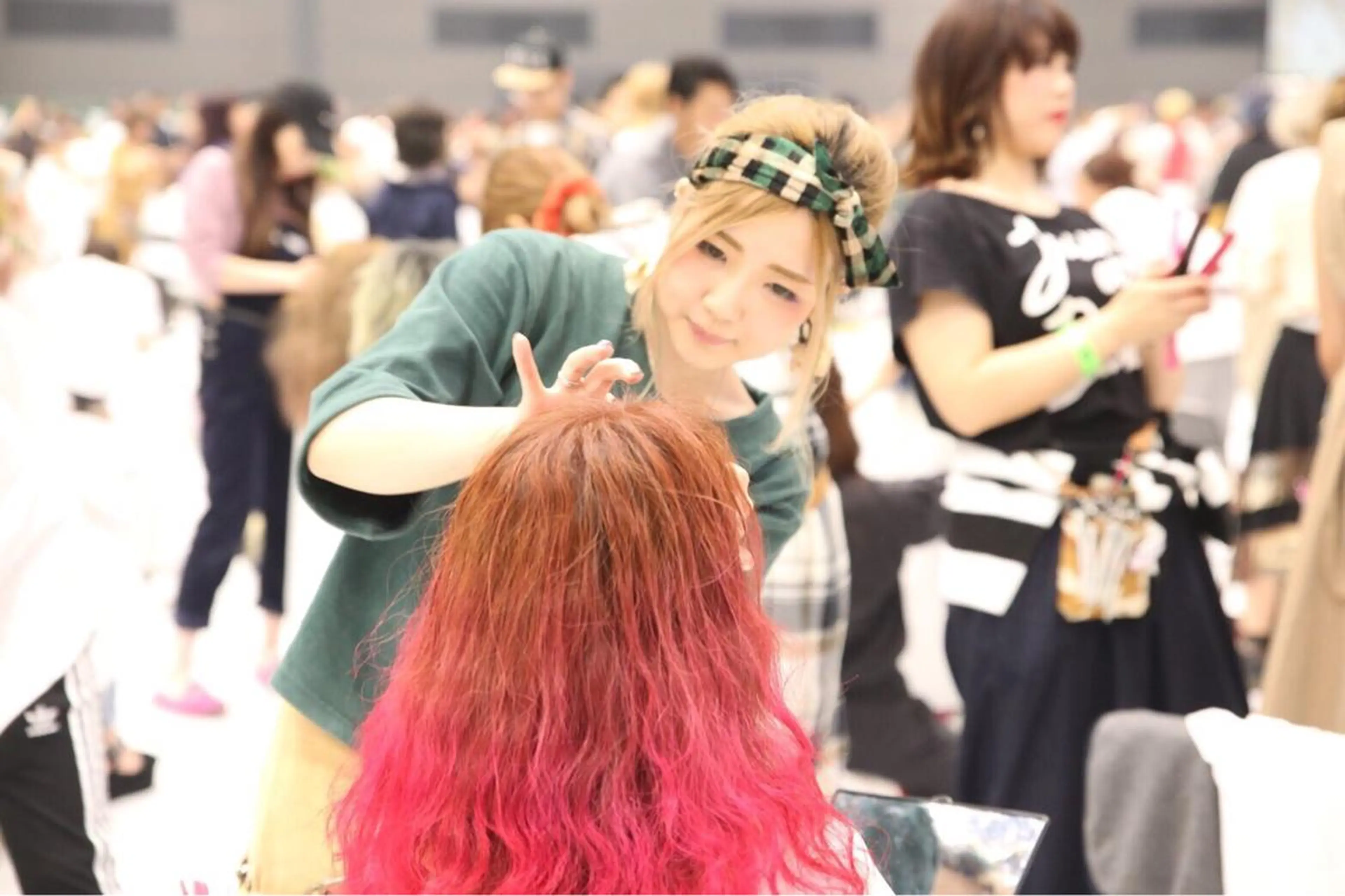 カラー 一ノ瀬 蘭のヘアスタイル