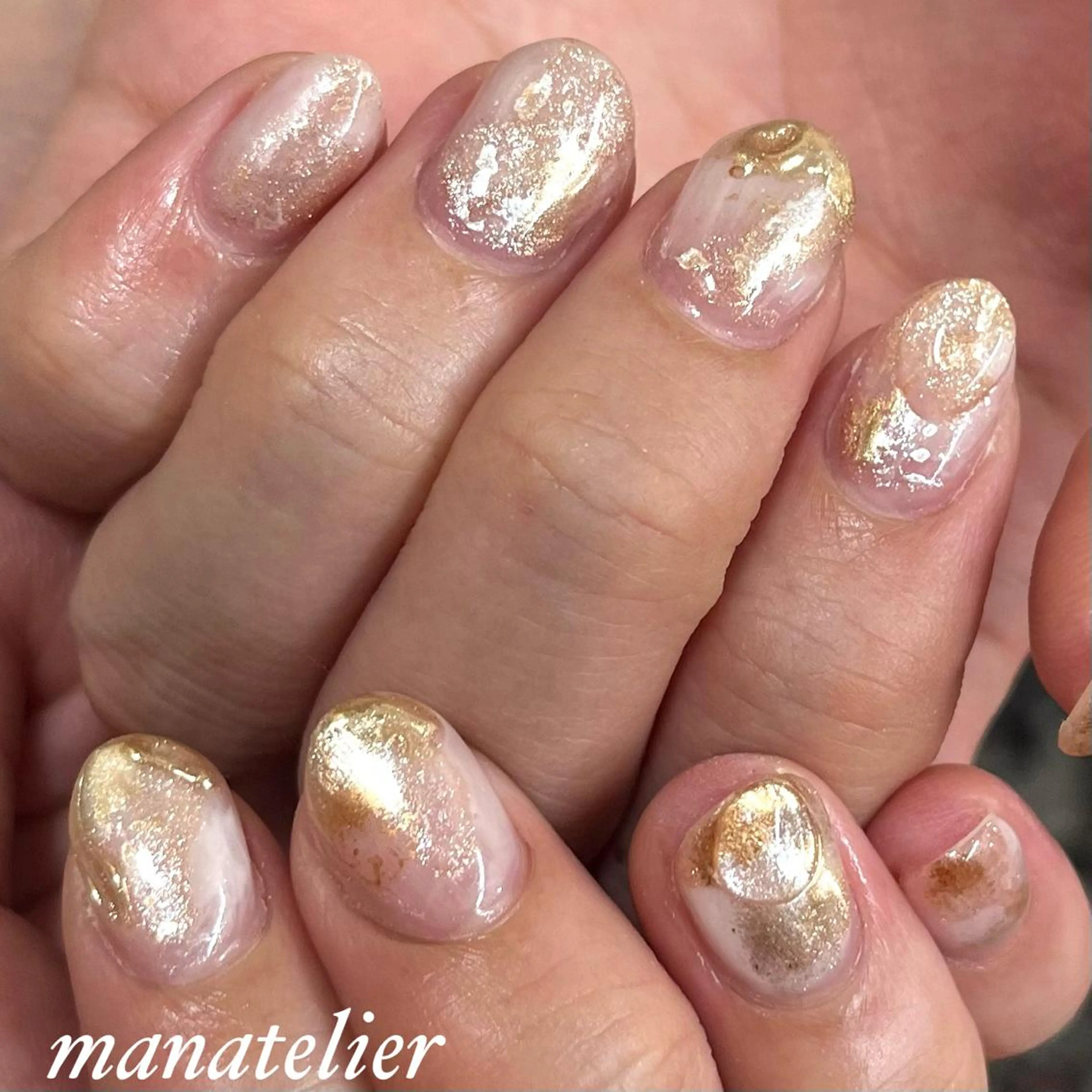 ネイル ニュアンスネイル ハンドネイル manatelier マナトリエのネイルデザイン