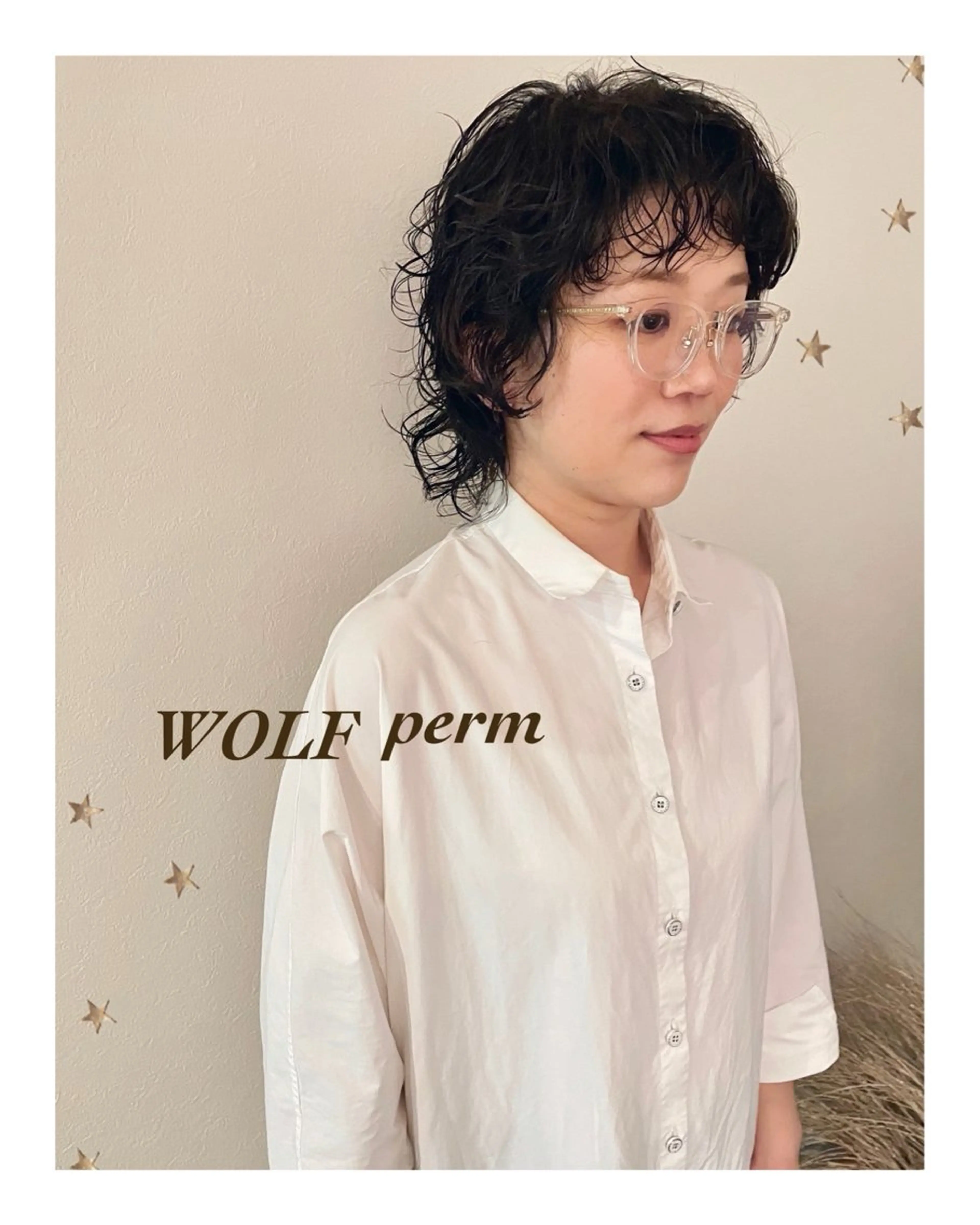 ミディアム パーマ カット パーマ salon AKIRA所属・市川 千夏のヘアスタイル