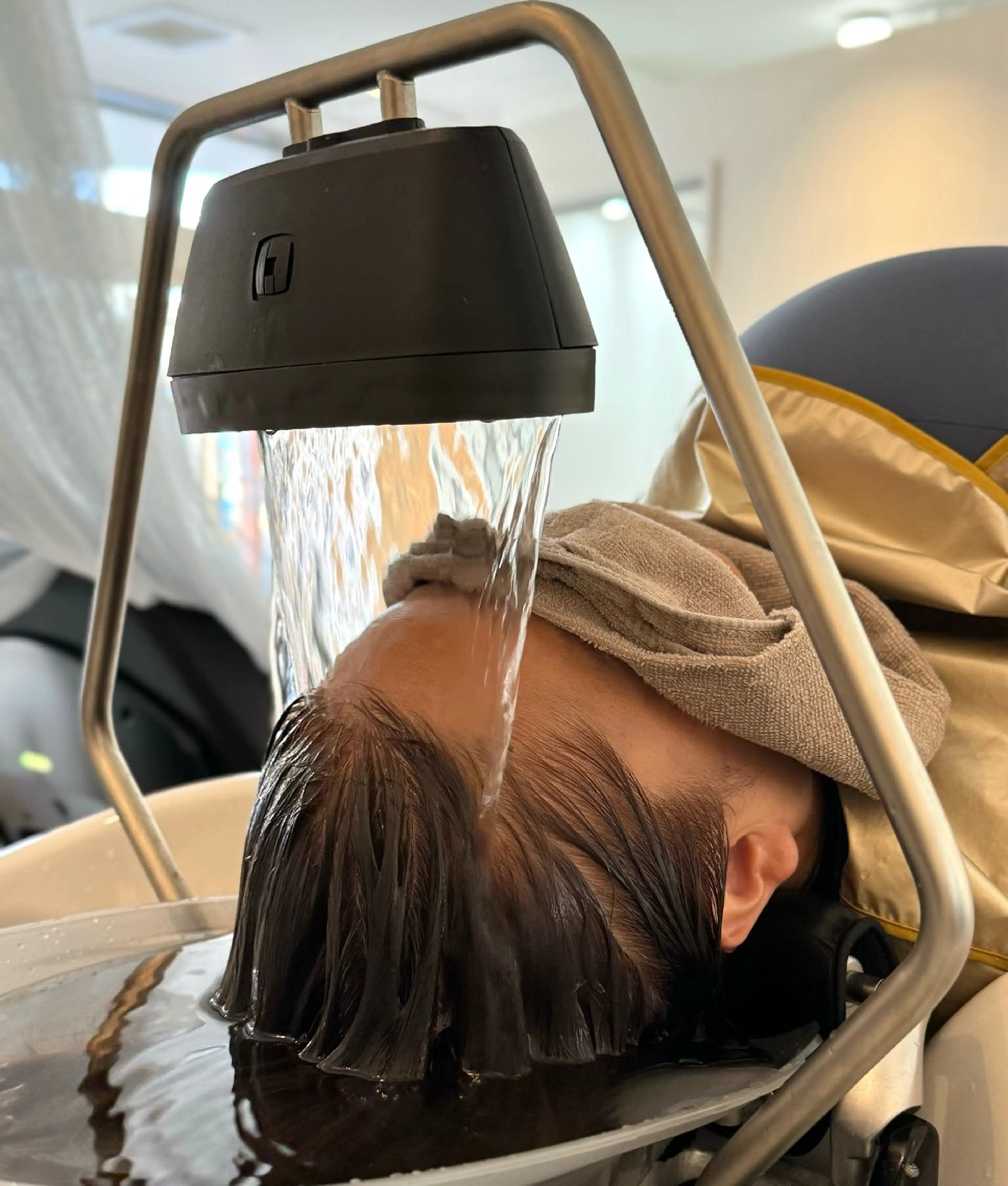 セミロング トリートメント RECARE忠岡 韓国エクステのヘアスタイル