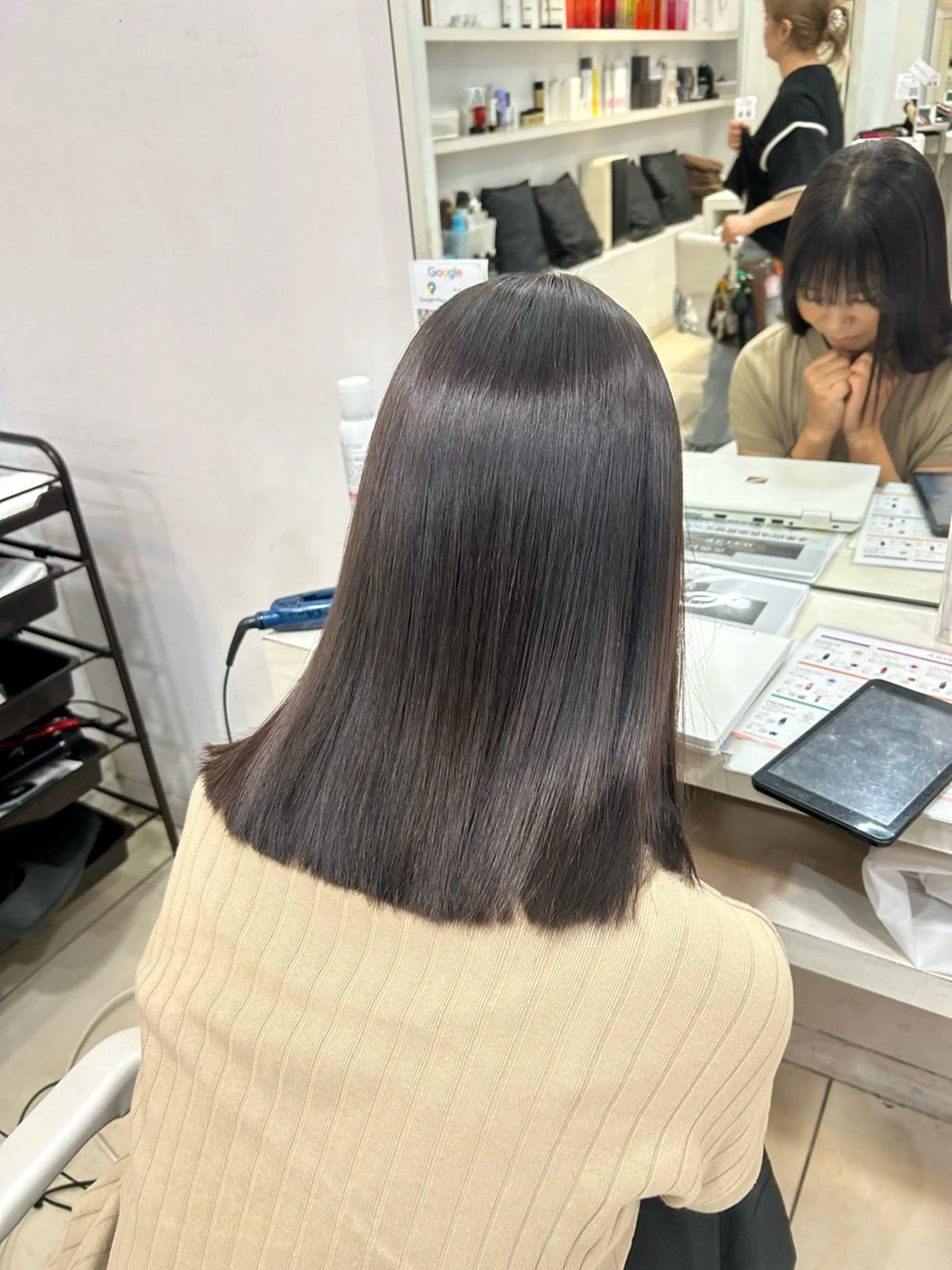 ミディアム ヘアカラー トリートメント 【髪質改善カラー】 瀧田嵐士🇰🇷のヘアスタイル