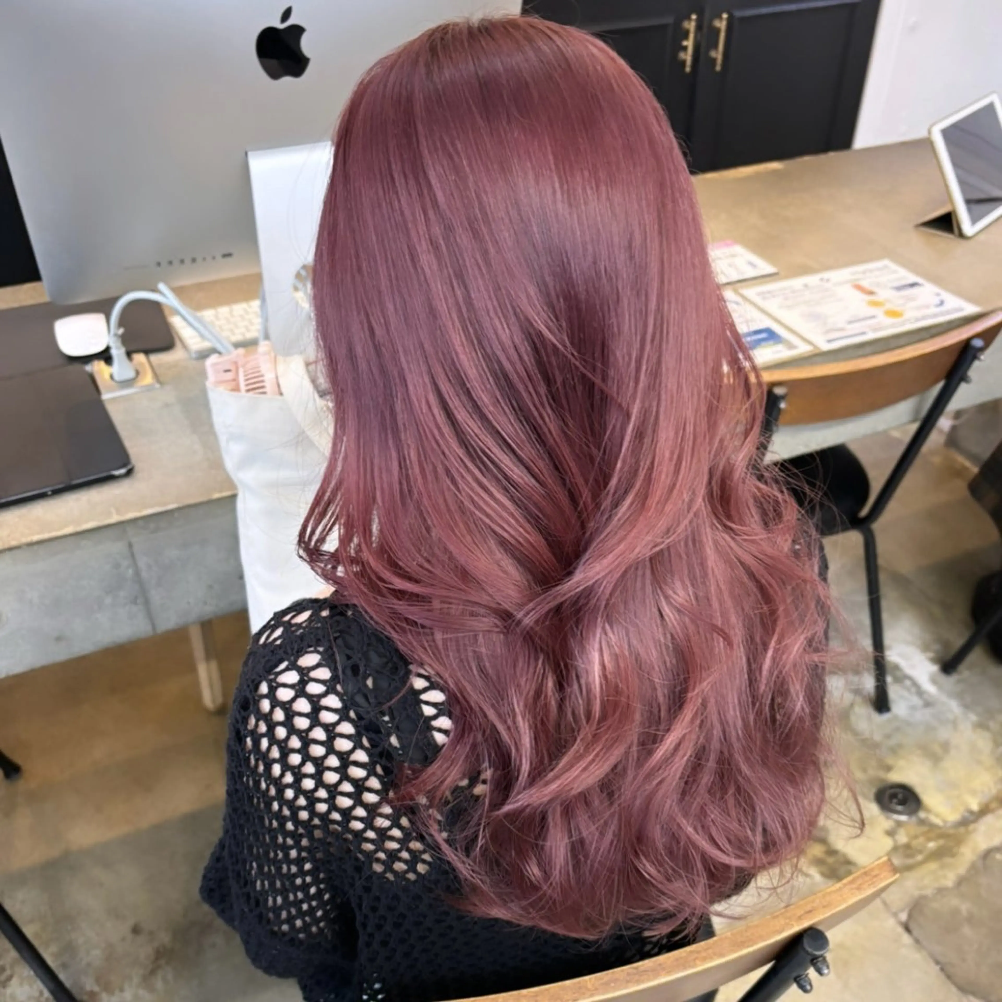 ロング カラー 韓国風レイヤーカット 🍒サンジキ アカリのヘアスタイル