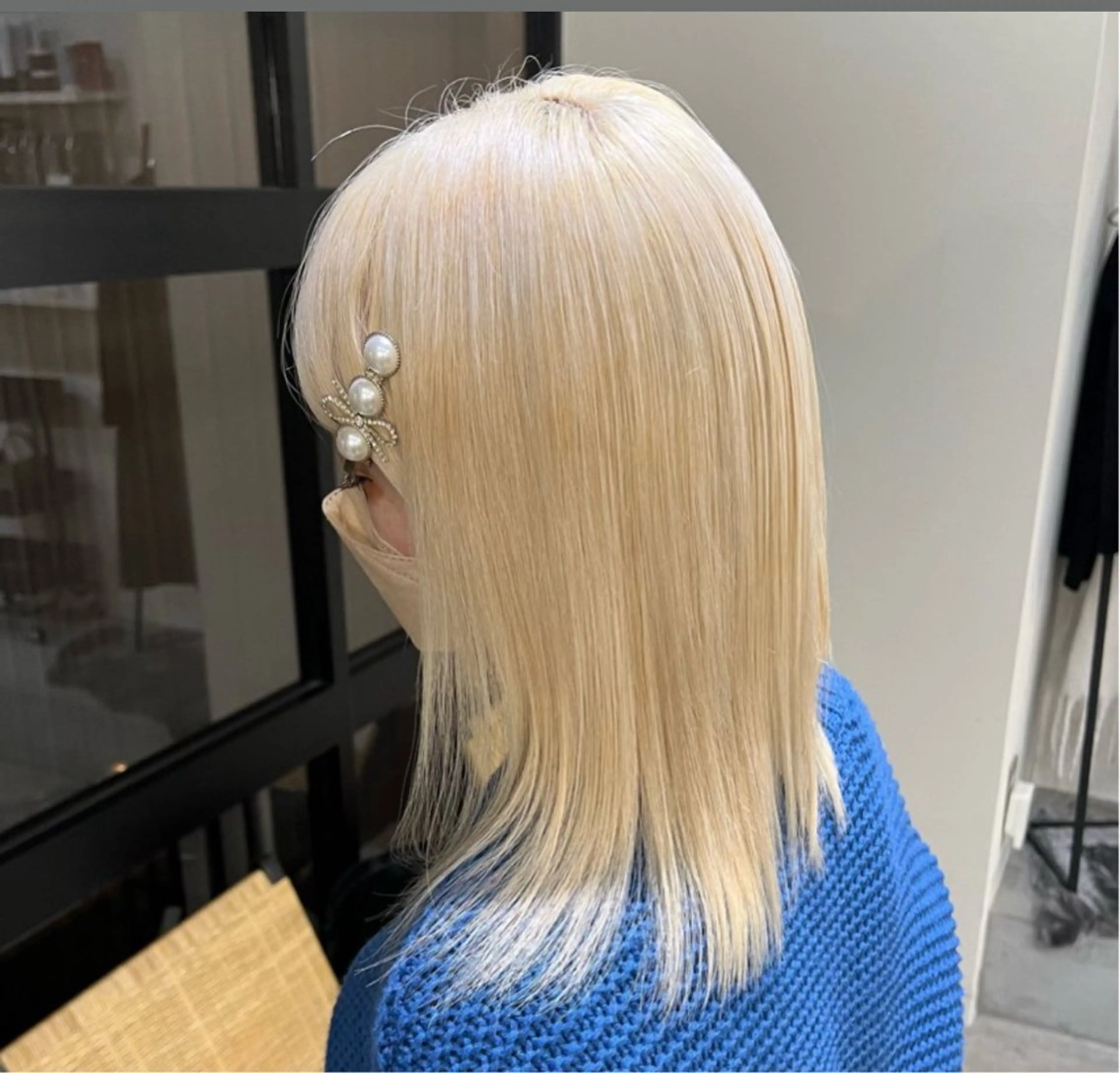 ブリーチ2回　抜きっぱなしの写真