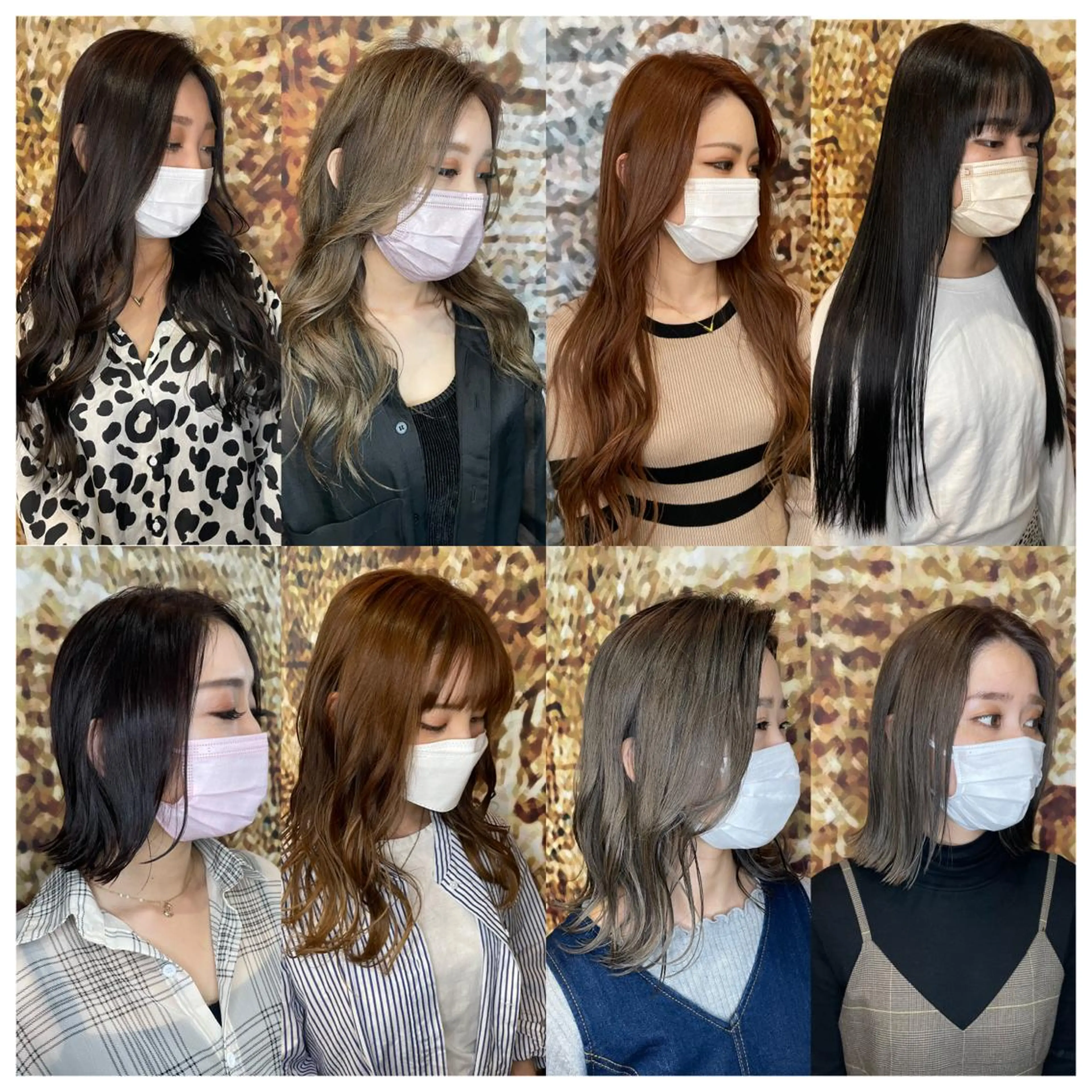 ミディアム カラー ヘアカラー レイヤーカット匠 イソザキノリユキのヘアスタイル