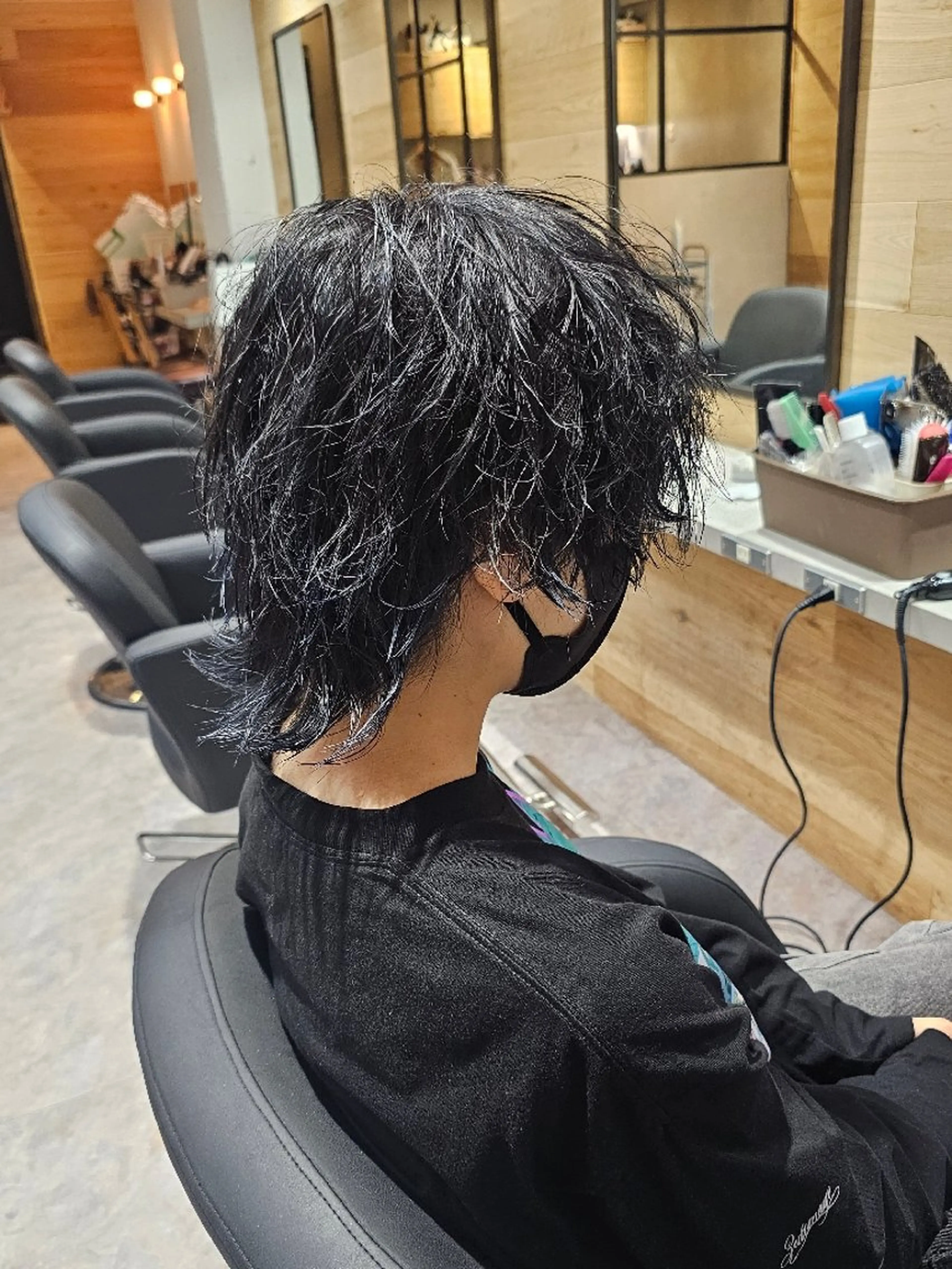 メンズカット＋デザインパーマ🐈‍⬛ ͗の写真