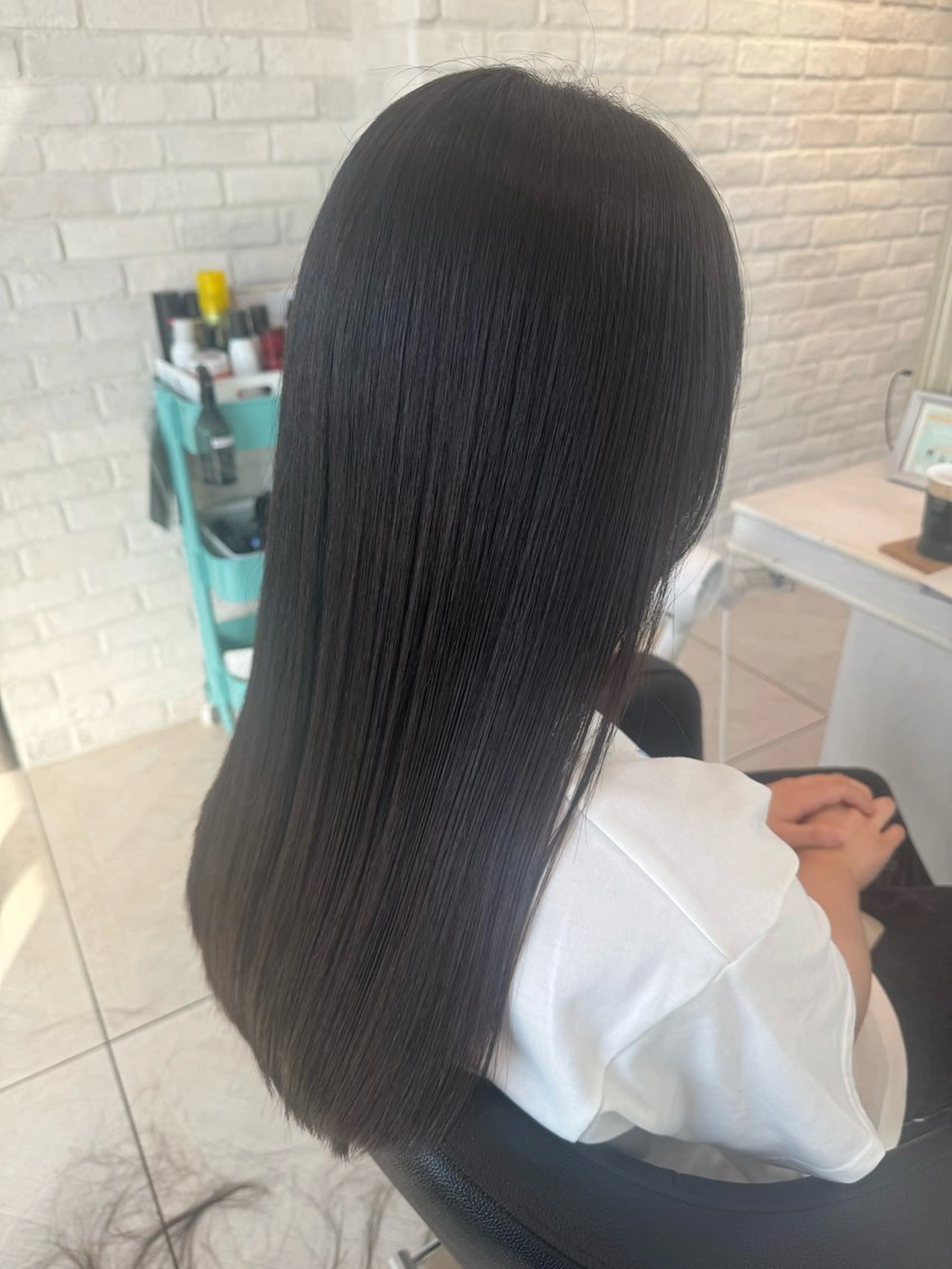 【しなやかな艶髪へ】💎カット＋髪質改善縮毛矯正＋トリートメントの写真