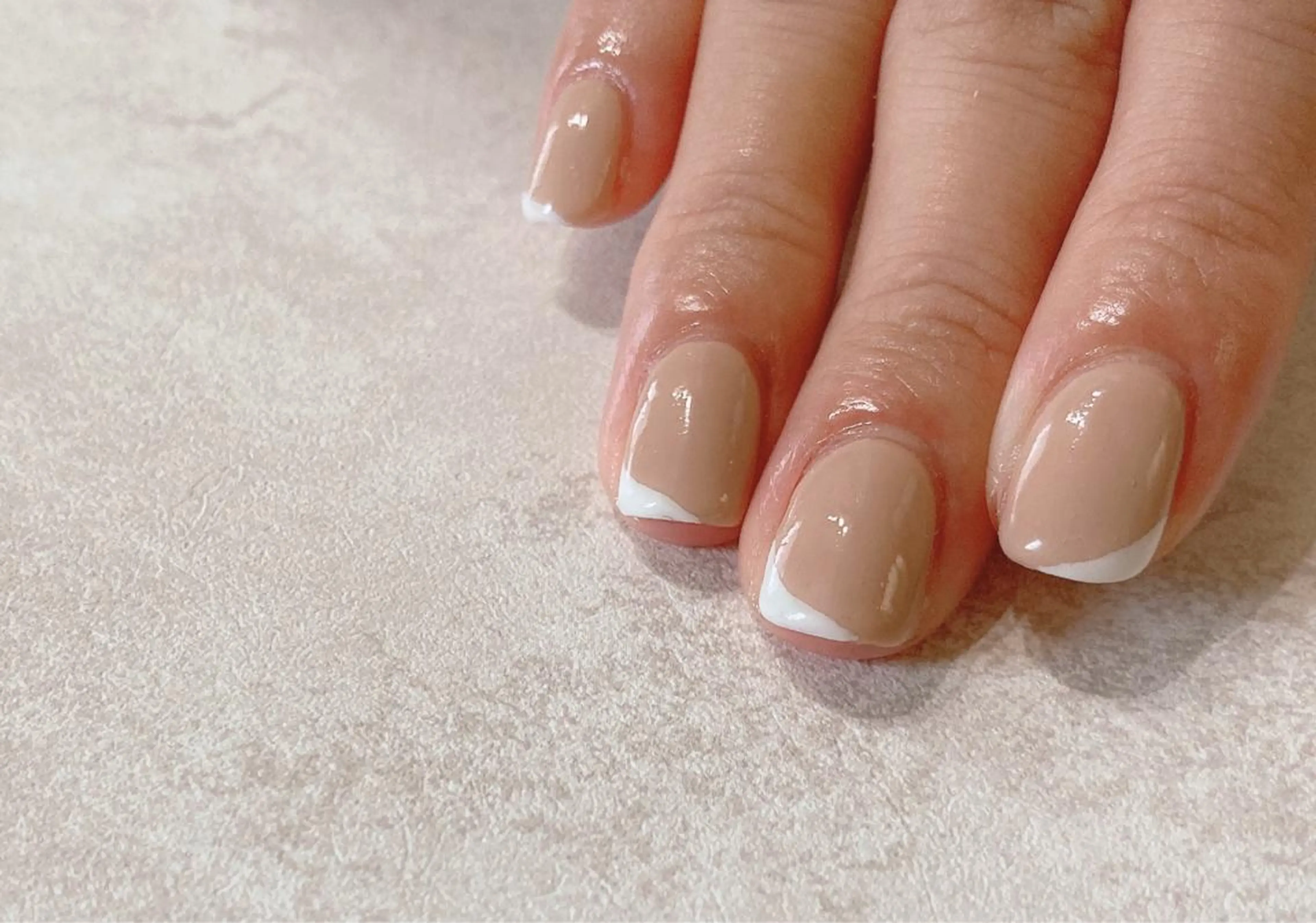 ネイル フレンチネイル オフィスネイル シンプルネイル ハンドネイル Hiro nail /Harapeccoのネイルデザイン
