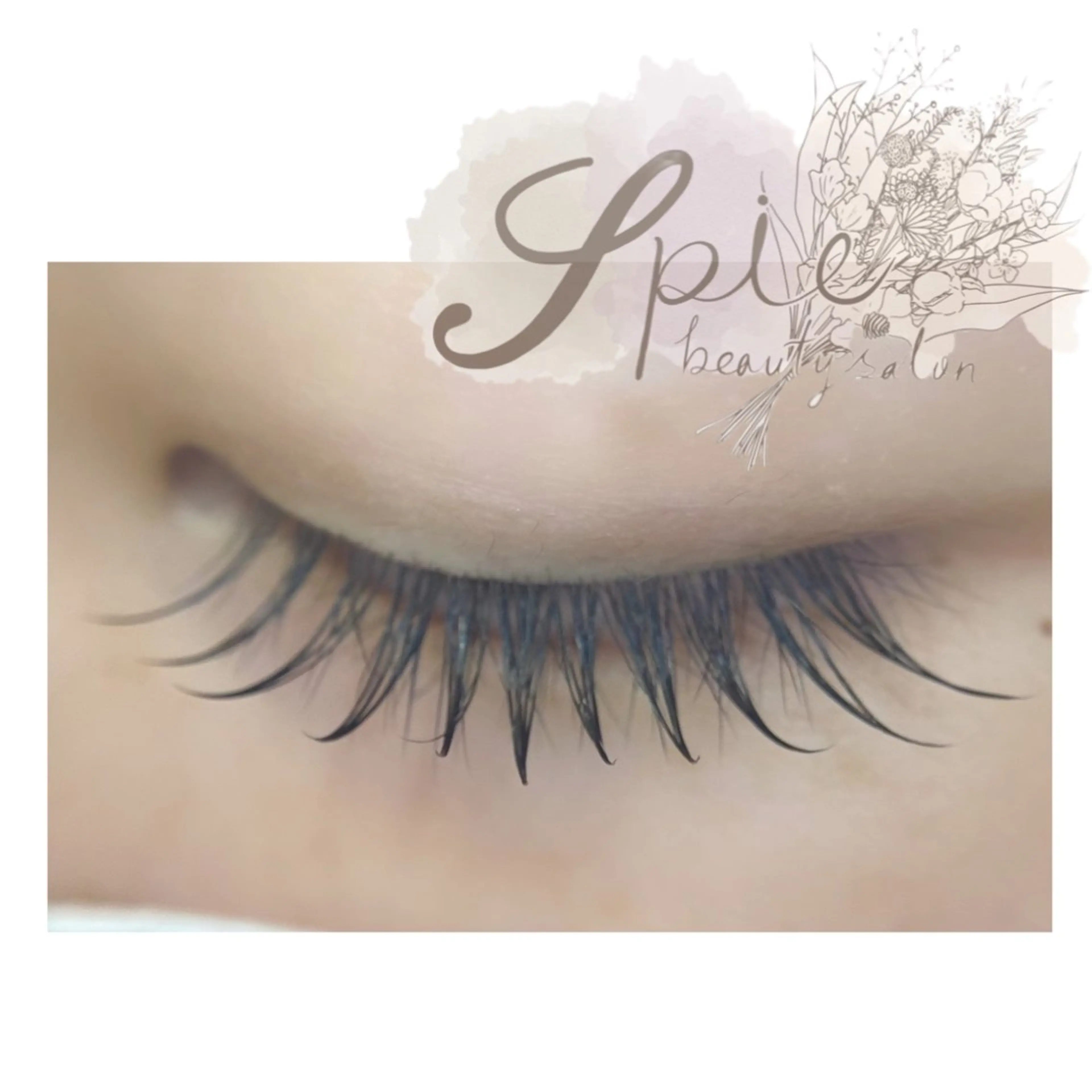 マツエク・マツパ 束感まつ毛 フラットラッシュ Eyelist nakaseのマツエク・マツパデザイン