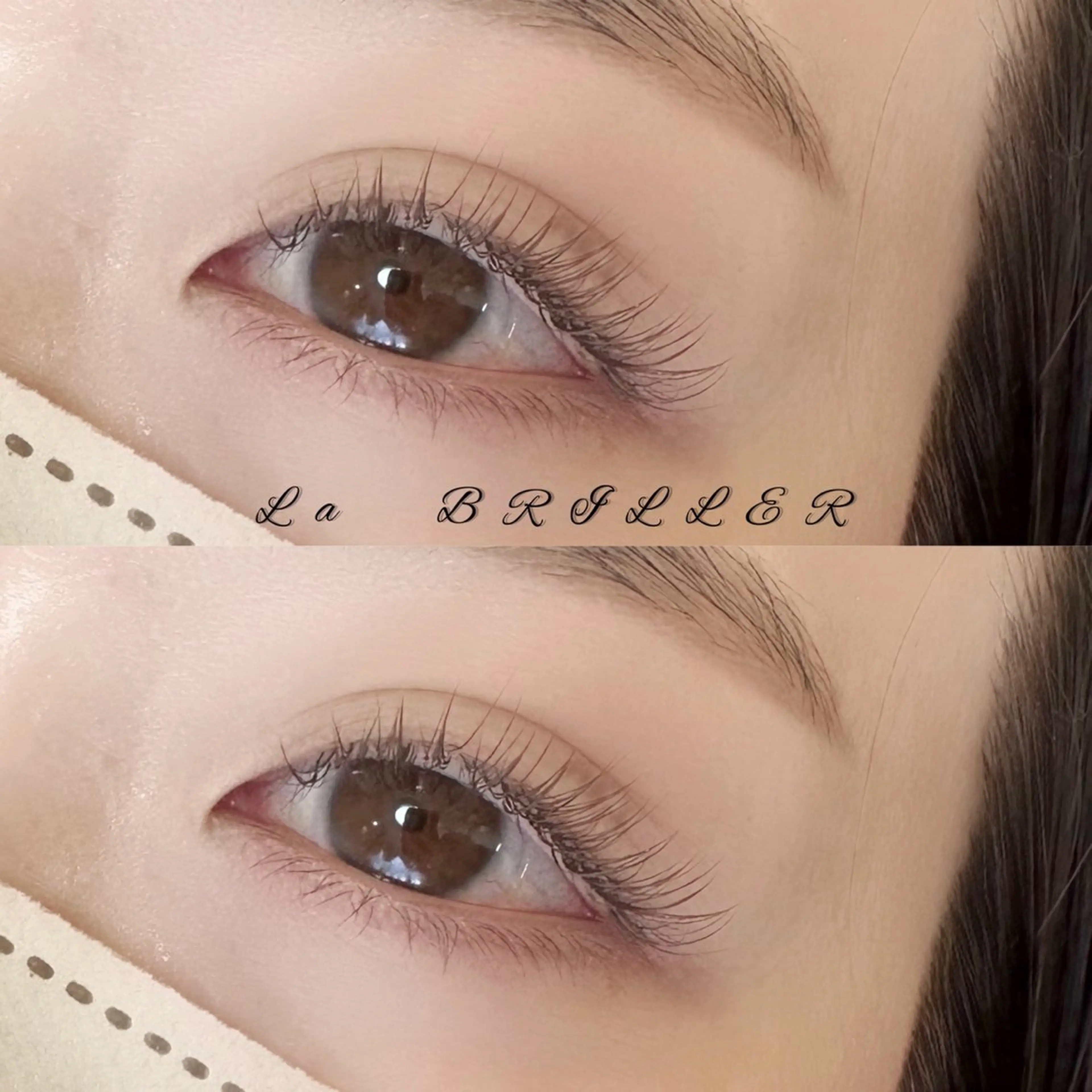 マツエク・マツパ カラーマツエク フラットラッシュ ナチュラル マツエク 井林 悠のマツエク・マツパデザイン