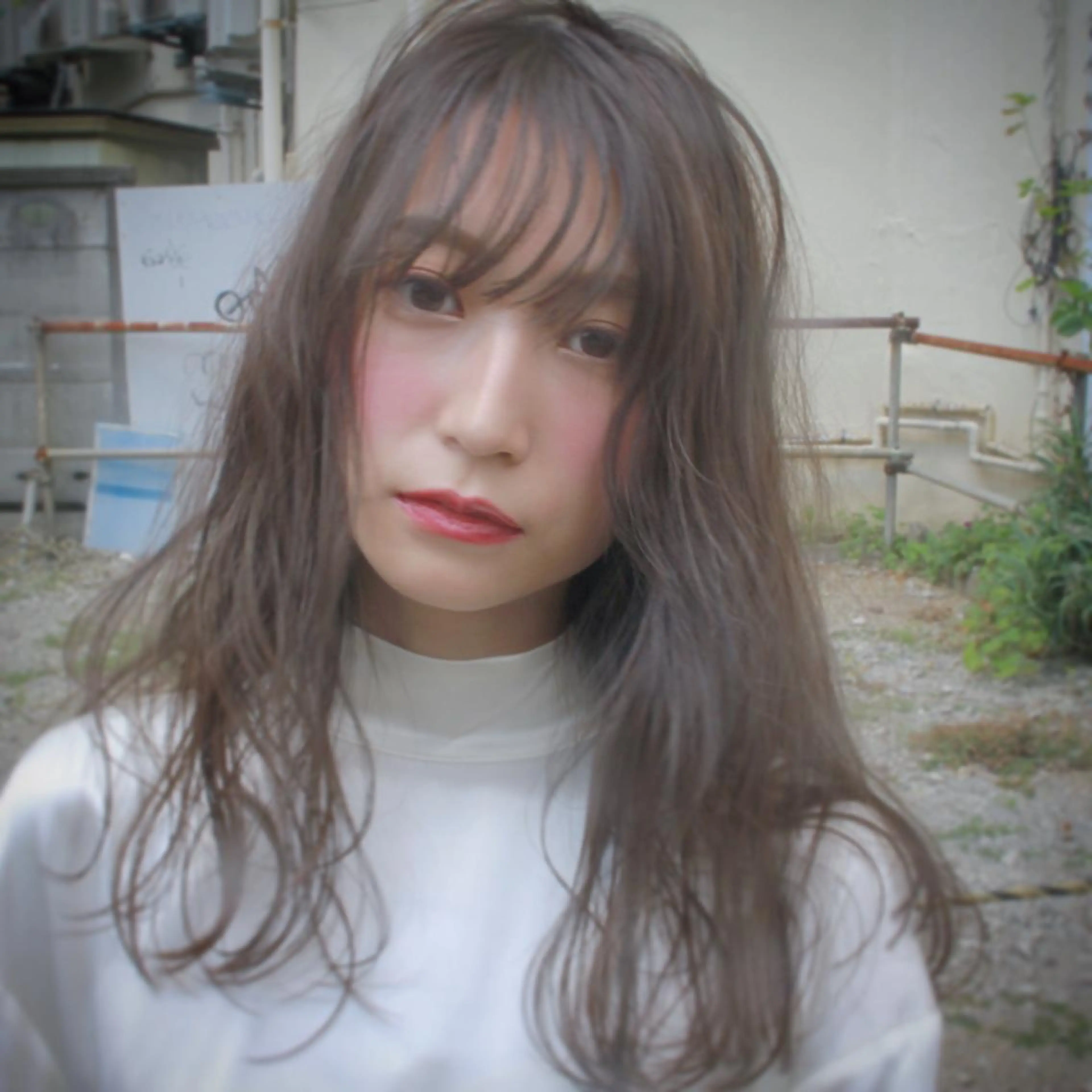 セミロング カラー パーマ ヘアアレンジ ハイライト/髪質改善 ans/黒木 和大のヘアスタイル