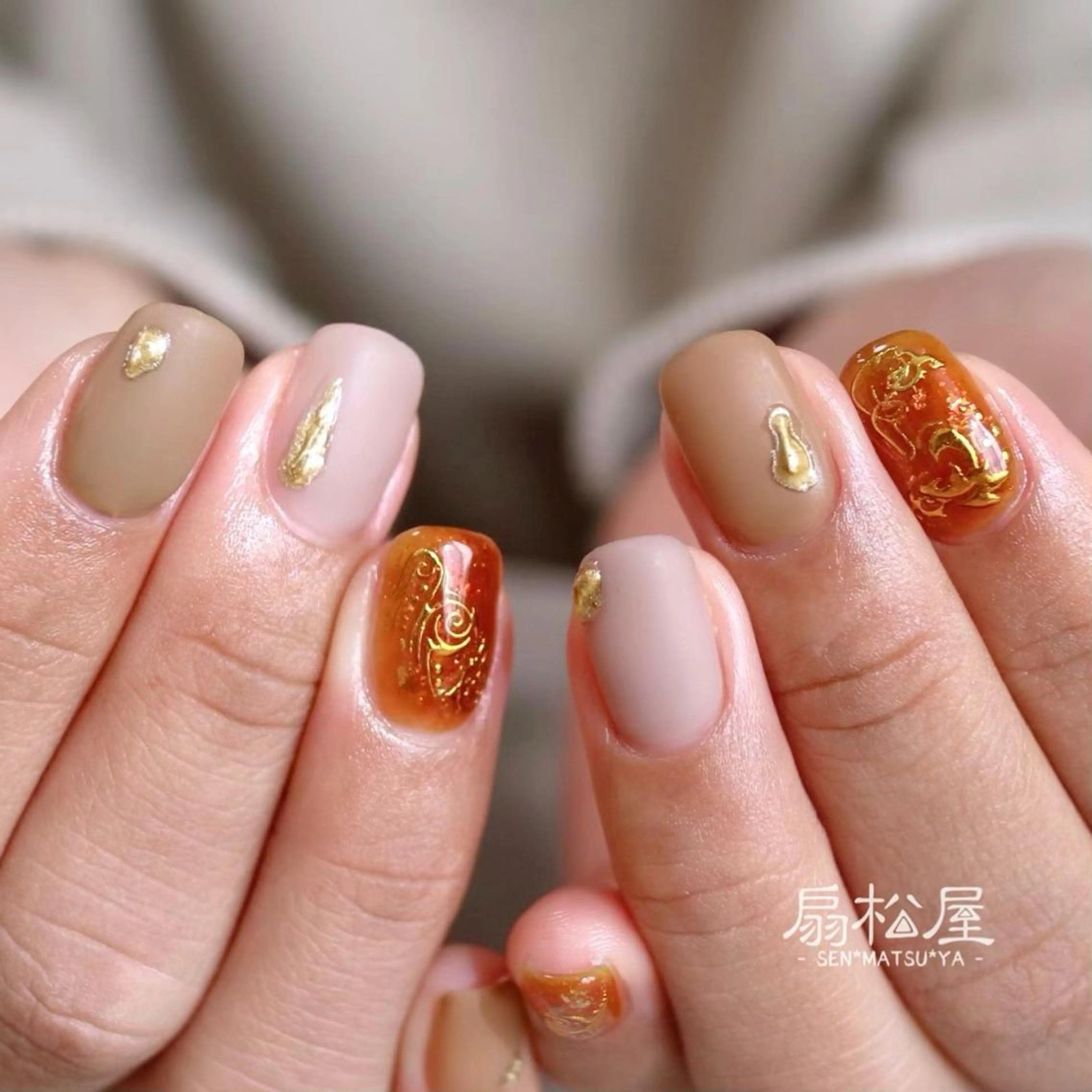 ネイル 扇松屋 marie.nのネイルデザイン