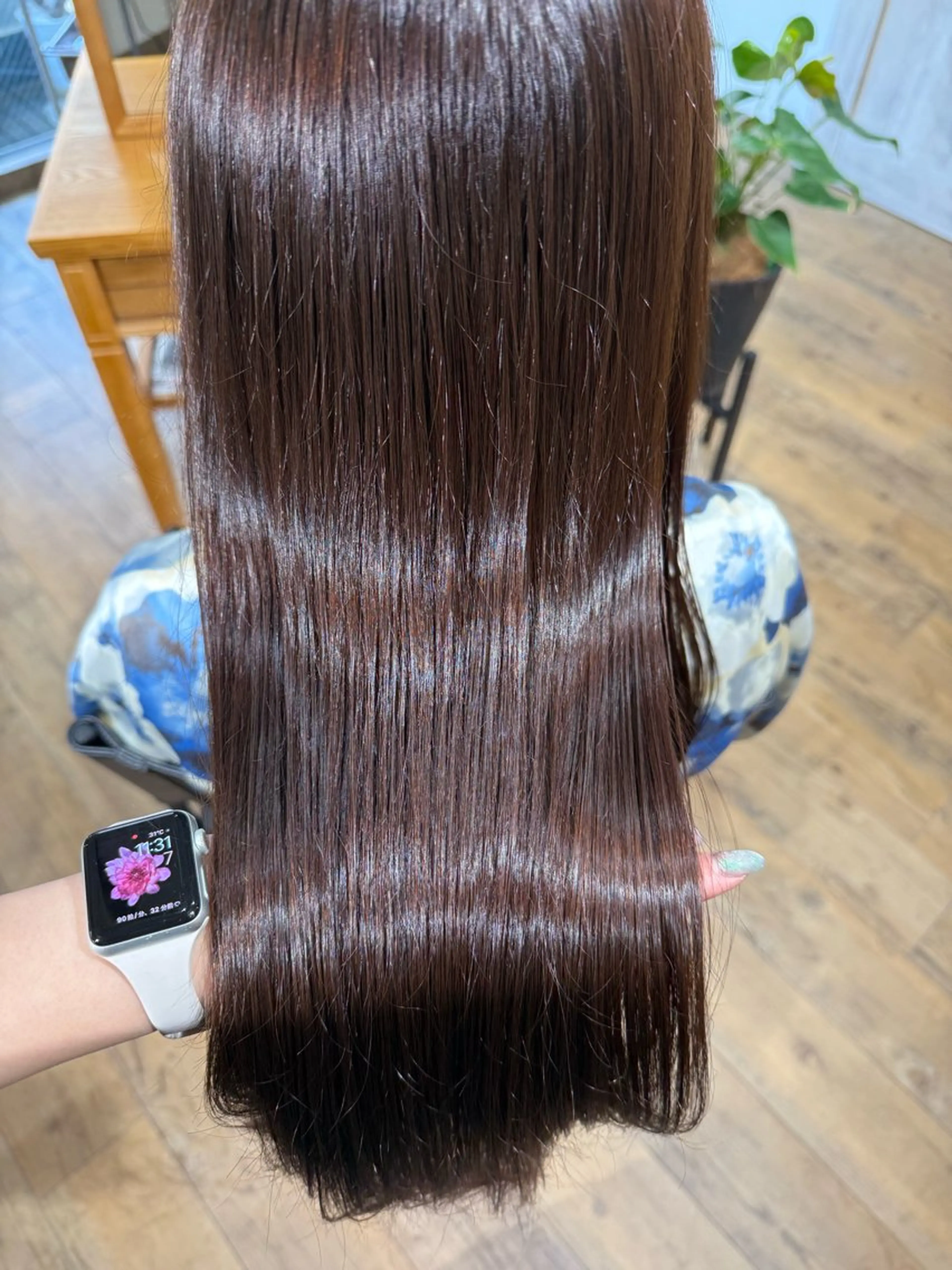 カット＋カラー髪質改善水素トリートメントの写真