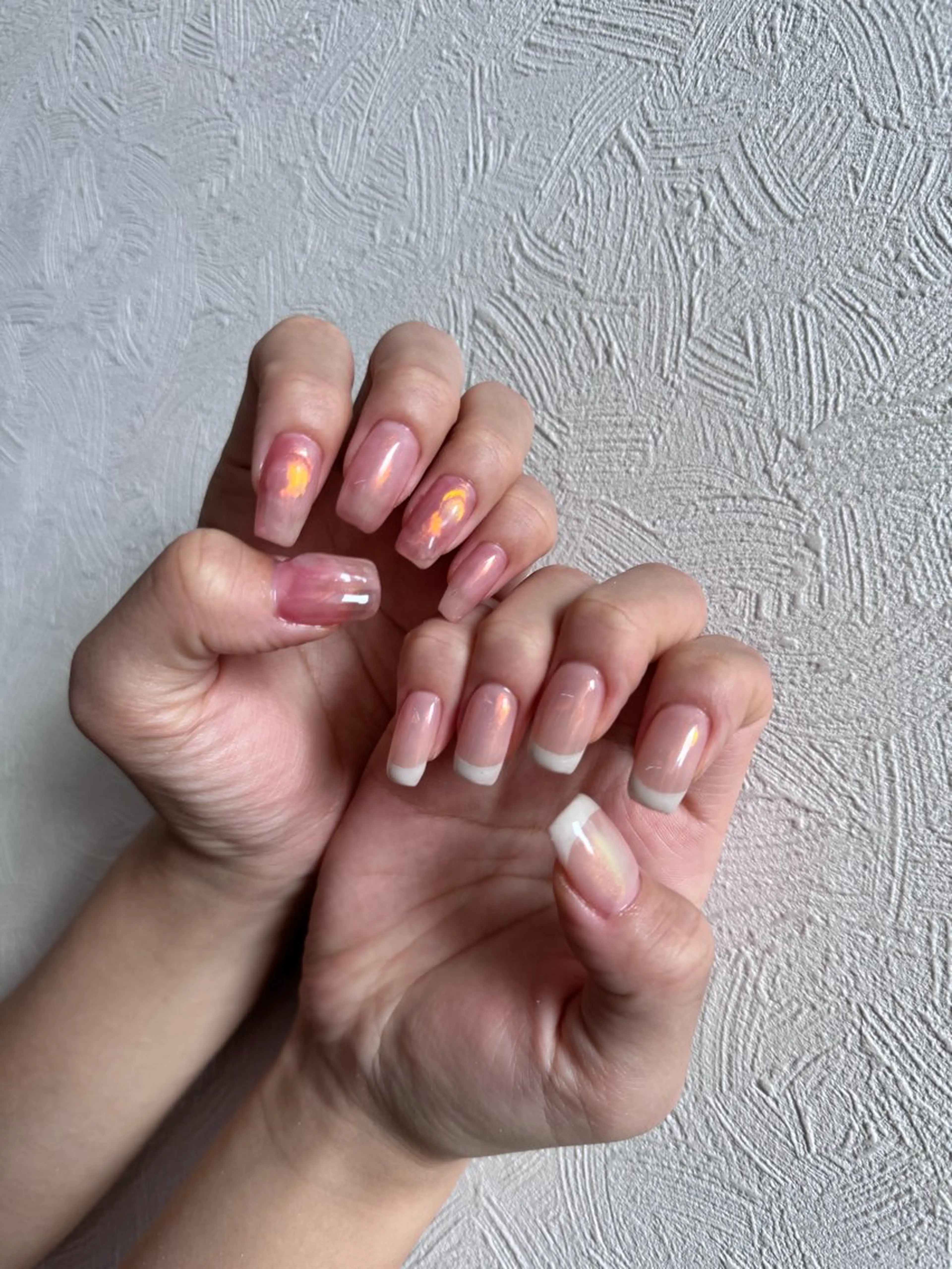 ネイル フレンチネイル 韓国ネイル マグネットネイル メンズネイル ニュアンスネイル ハンドネイル GRANDE大須 Cecil💜のネイルデザイン