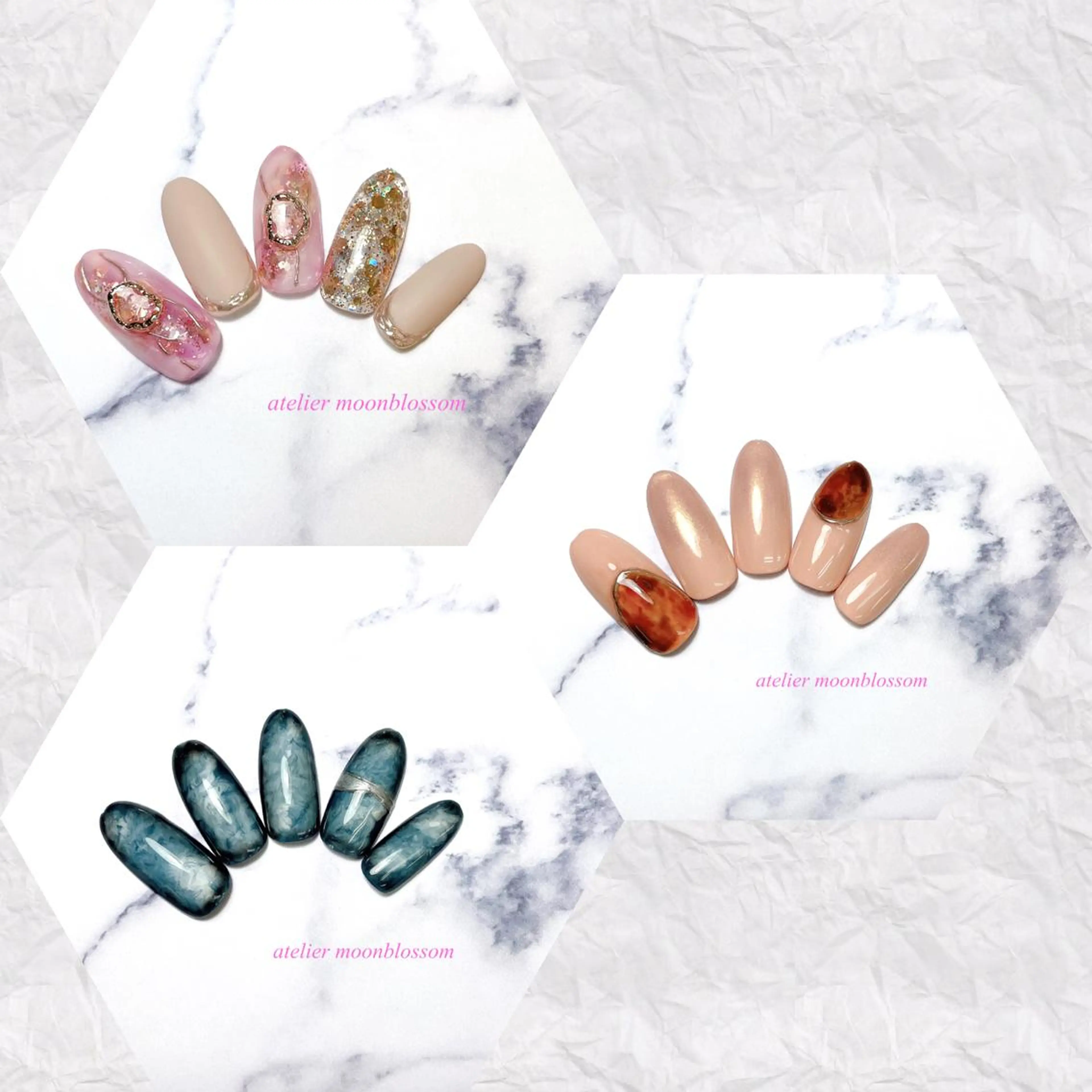 ネイル アトリエ ムーンブロッサムのネイルデザイン